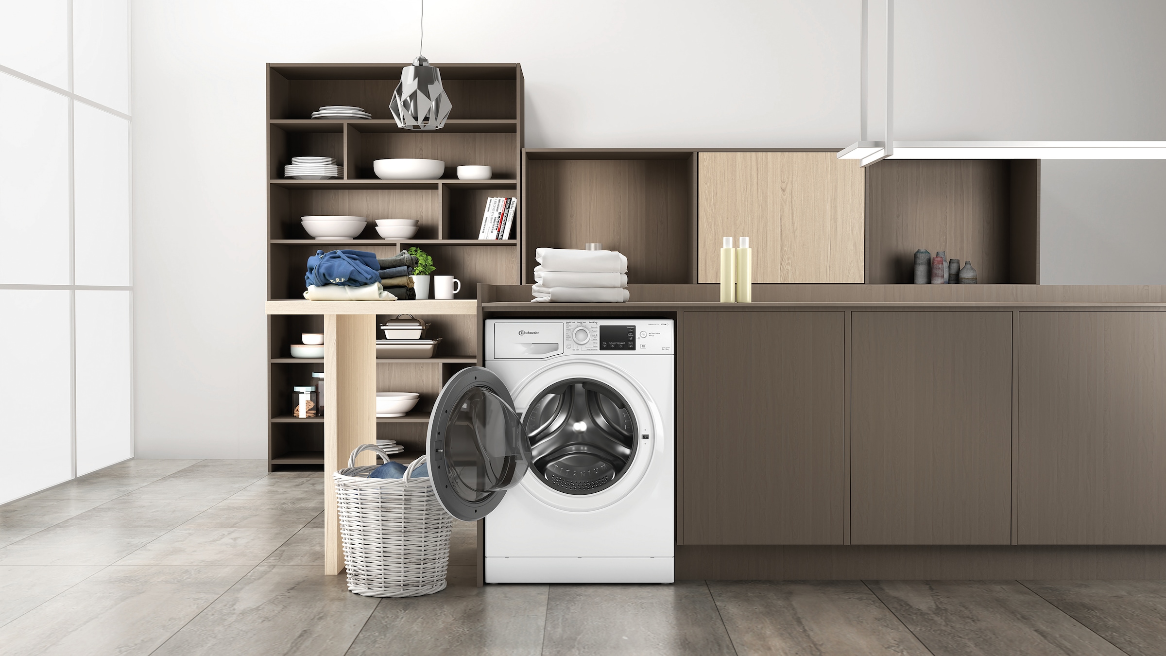 BAUKNECHT Waschtrockner »WT SUPER ECO 86 43 N« 8 kg /6 kg 75 dB(A)