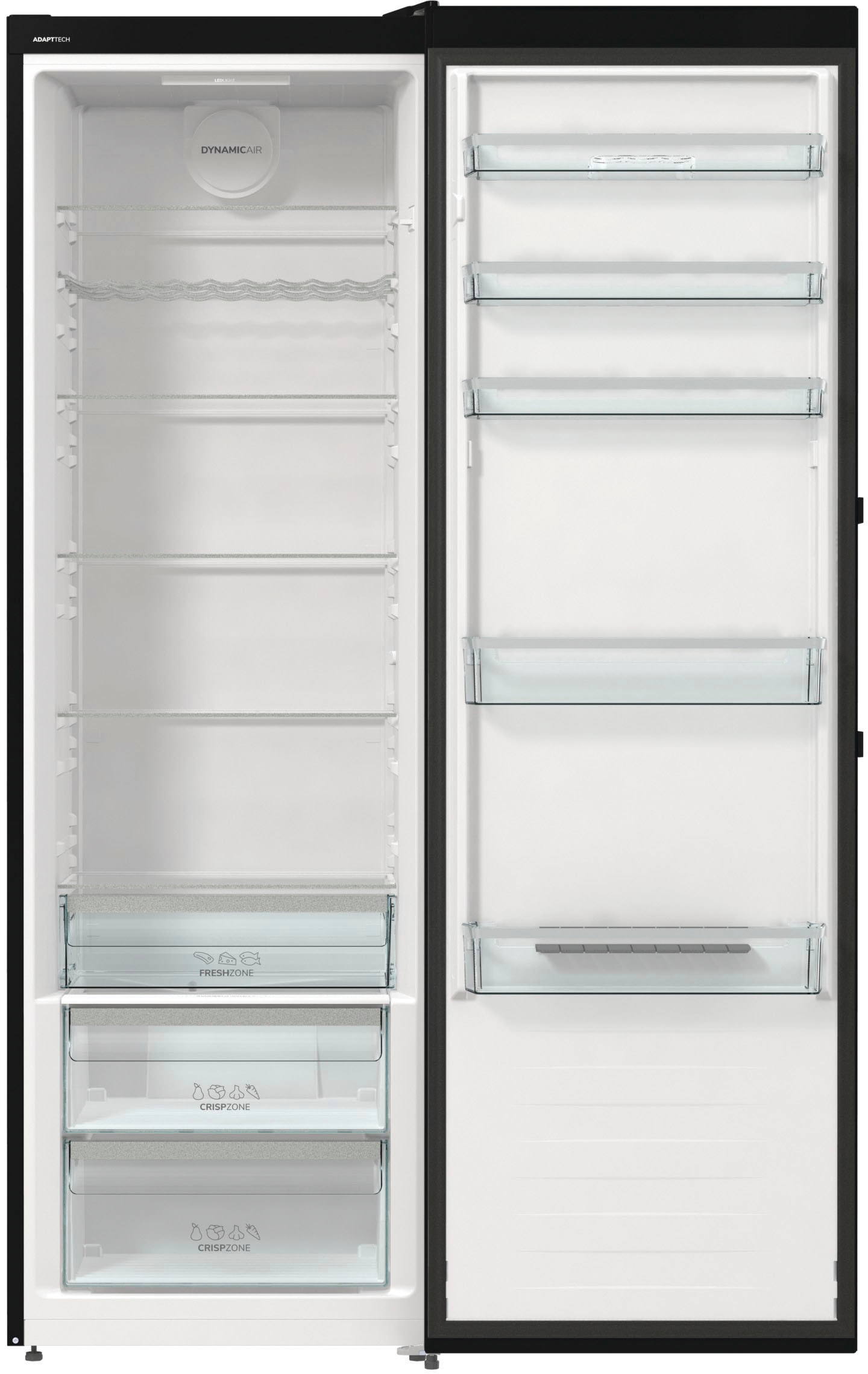 GORENJE Kühlschrank, R619DABK6, 185 cm hoch, 59,5 cm breit