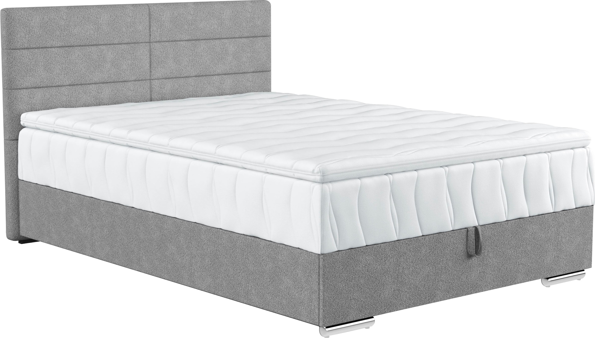 COTTA Boxspringbett Tom, mit Bettkasten, Topper und Zierkissen