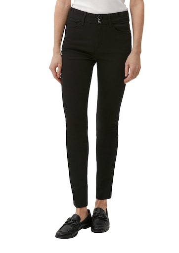 mit Doppelknopf-Verschluss BLACK s.Oliver kaufen LABEL 5-Pocket-Jeans,