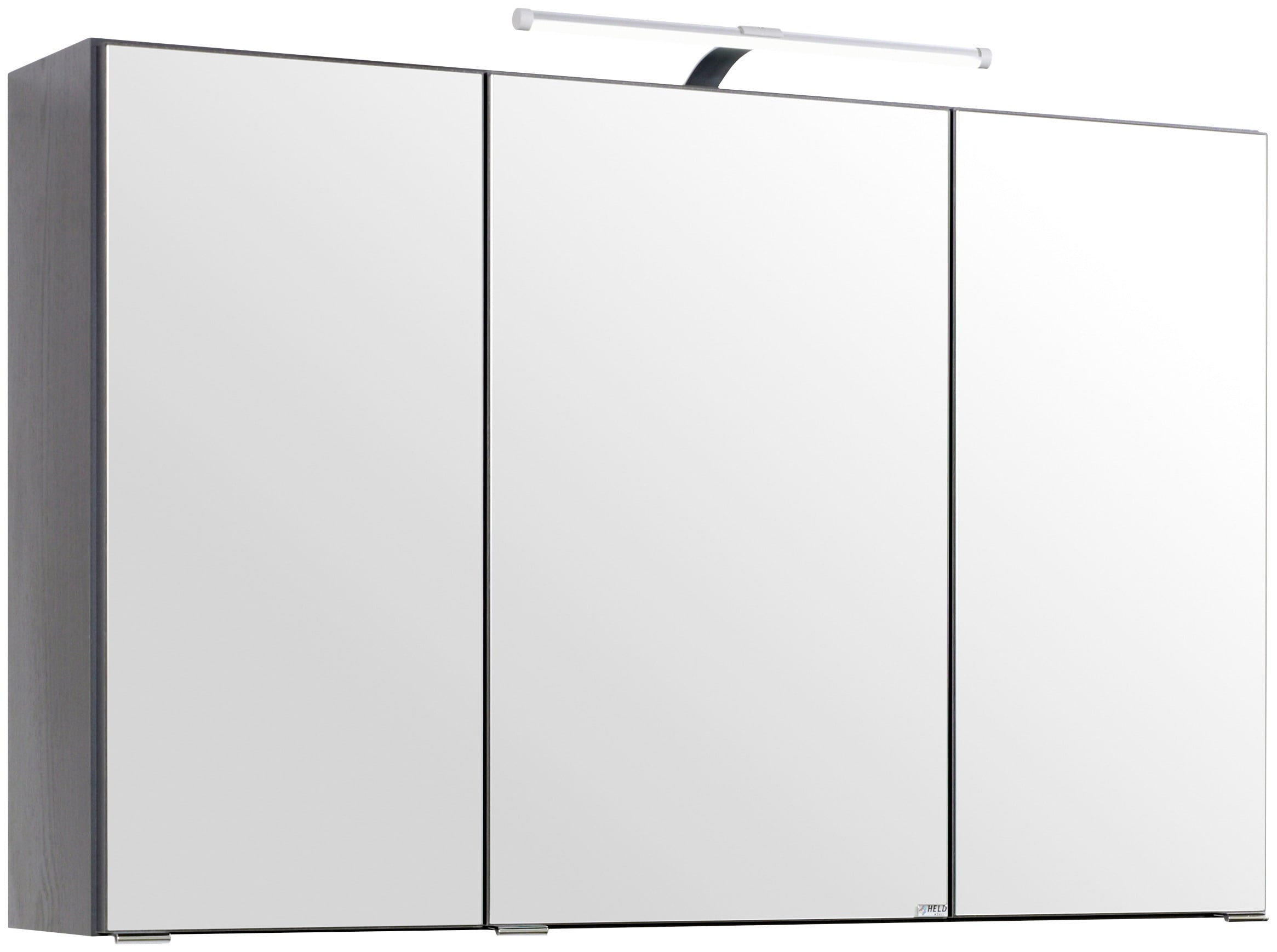 welltime Badmöbel-Set »Florida«, (2 St.), Breite 100 cm, Waschtisch mit gewölbter Form