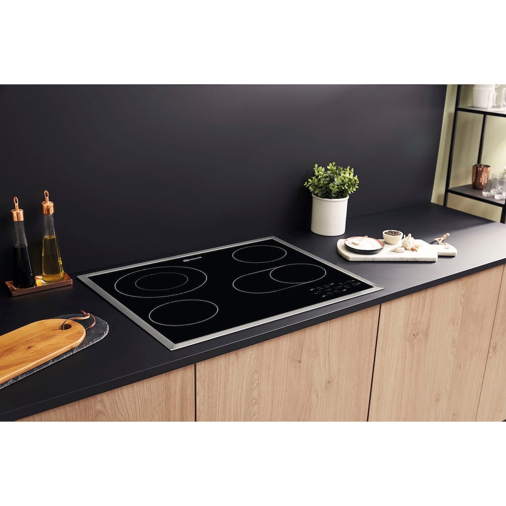 BAUKNECHT Backofen-Set »BAKO4 HR6 BLACK«, BIR4 DH8FS2 ES, mit 2-fach-Teleskopauszug, Hydrolyse, (Set)