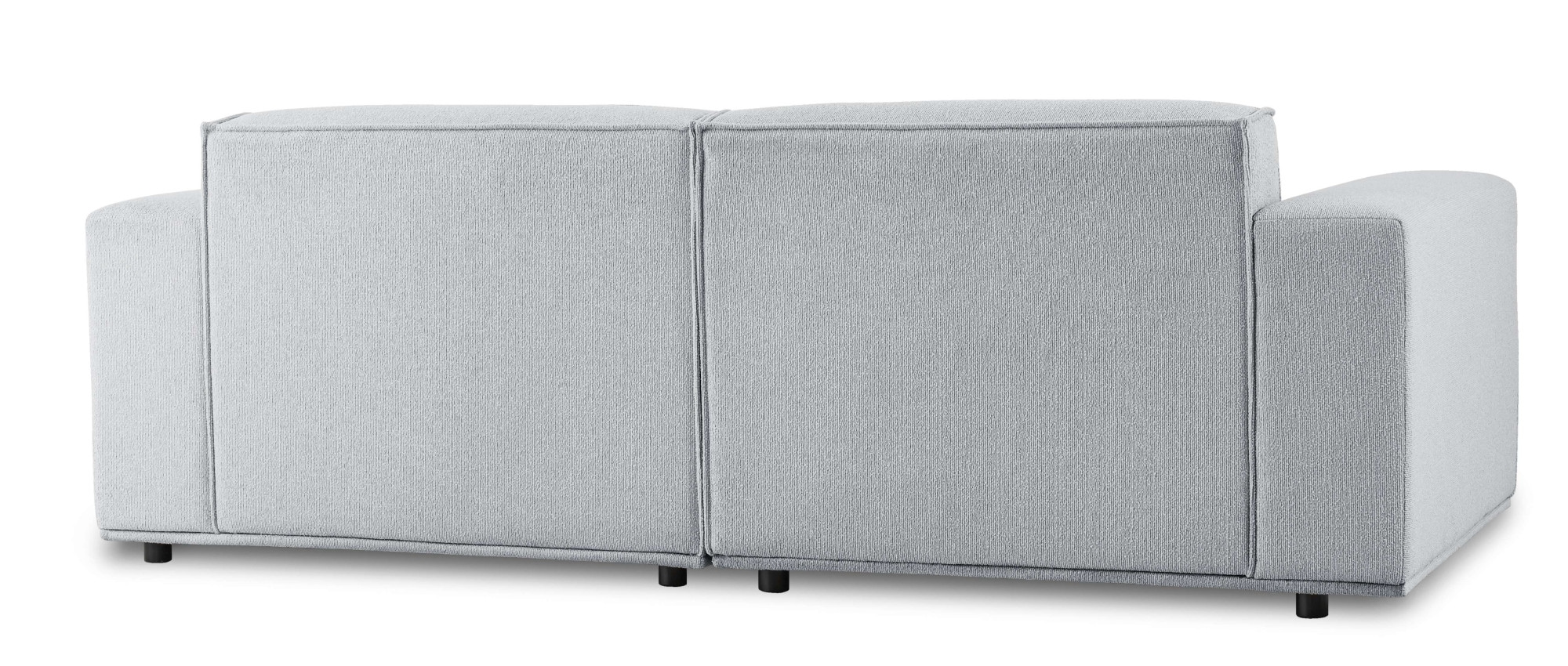 Home affaire 3-Sitzer »Avelin, 228 cm, Chenille, Struktur-Boucle«, mit Wellenunterfederung, Kedernaht, bodentief, Skandi-Design