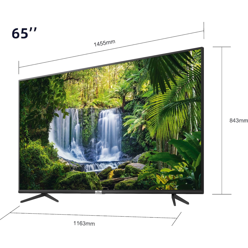 TCL LED-Fernseher »65P616X1«, 164 cm/65 Zoll, 4K Ultra HD, Smart-TV, Android 9.0 Betriebssystem