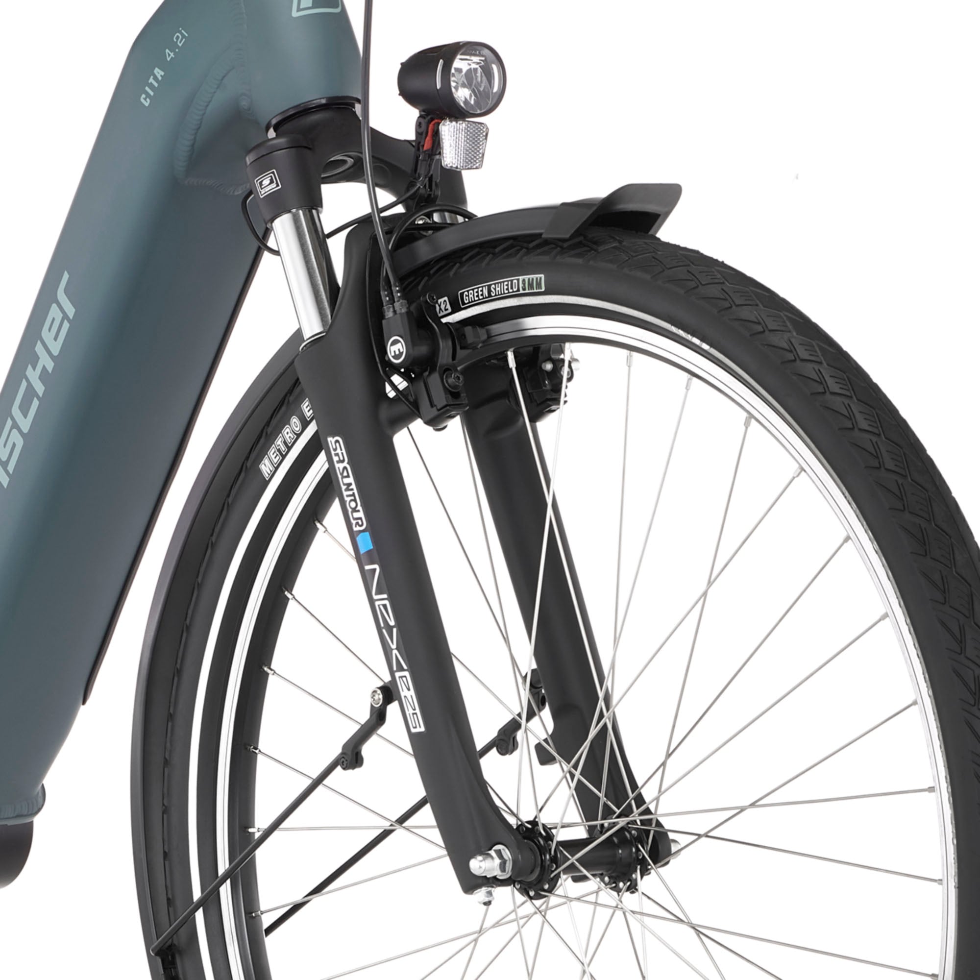 FISCHER Fahrrad E-Bike »CITA 4.2I 522«, 7 Gang, Shimano, Nexus, Mittelmotor 250 W, Pedelec, Elektrofahrrad für Damen u. Herren