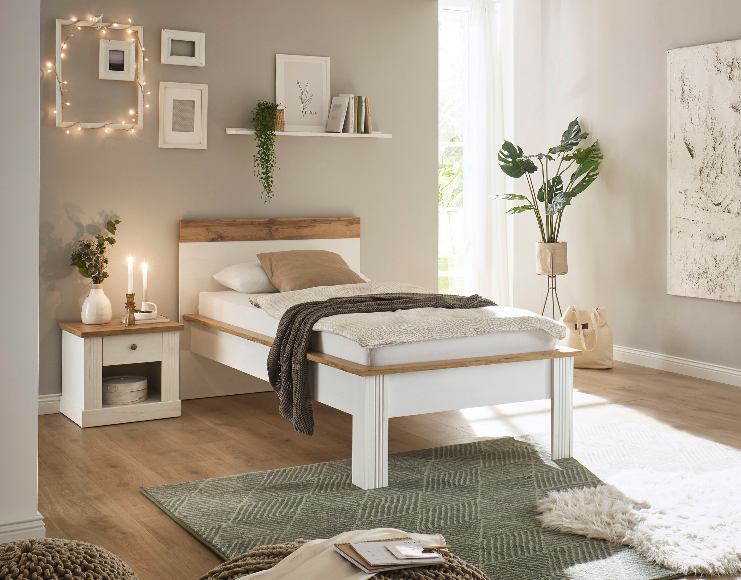 Home affaire Schlafzimmer-Set »Westminster« Bett Breite Liegefläche 90 oder günstig online kaufen