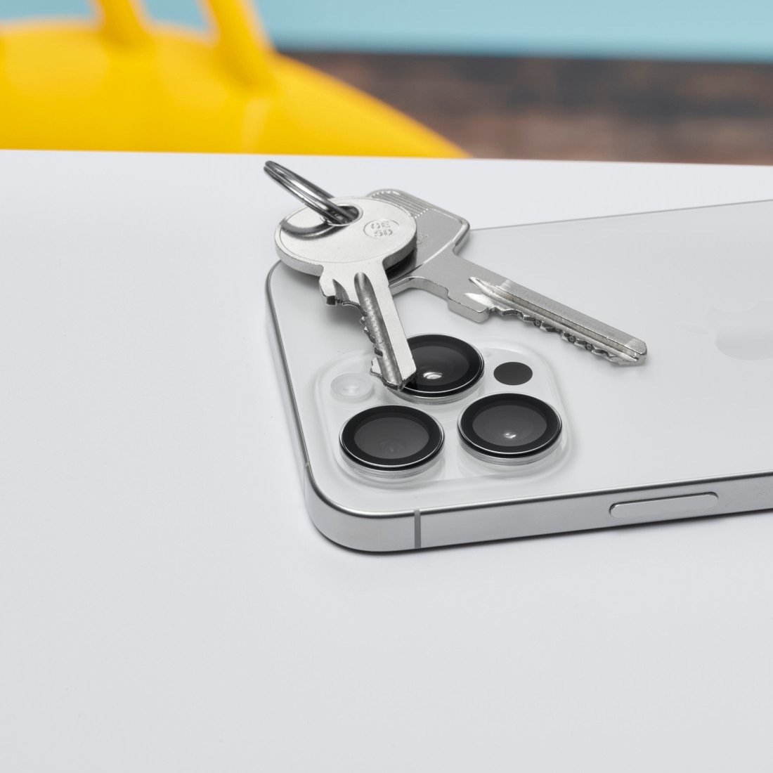 Hama Kameraschutzglas »Kameraschutz für iPhone 16 Pro/Pro Max (Panzerglas 9H, 3 Einzellinsen)«, für iPhone 16 Pro-iPhone 16 Pro Max