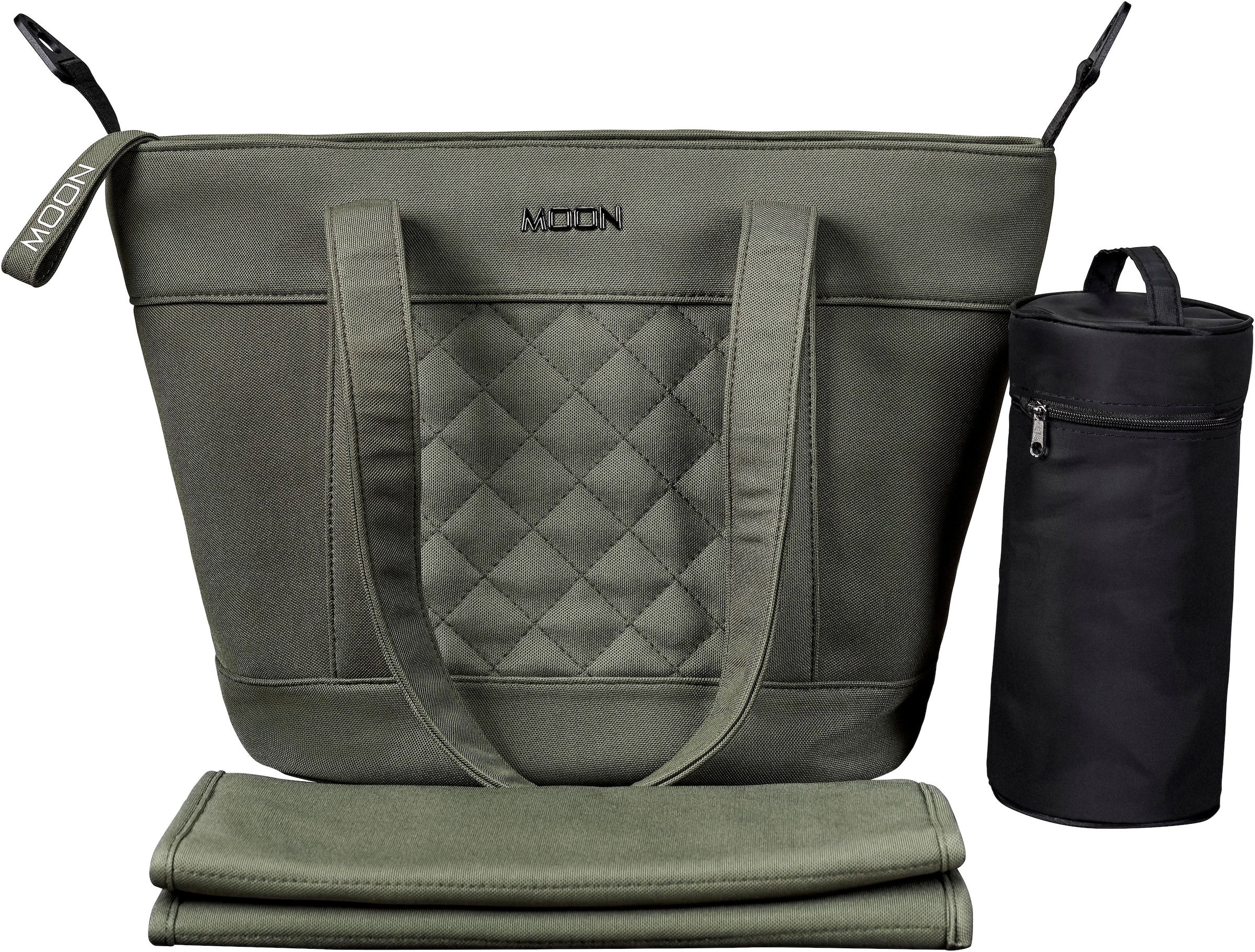 Moon Wickeltasche »V-Shape Bag«, inkl. Wickelunterlage u. Isolierflaschentasche