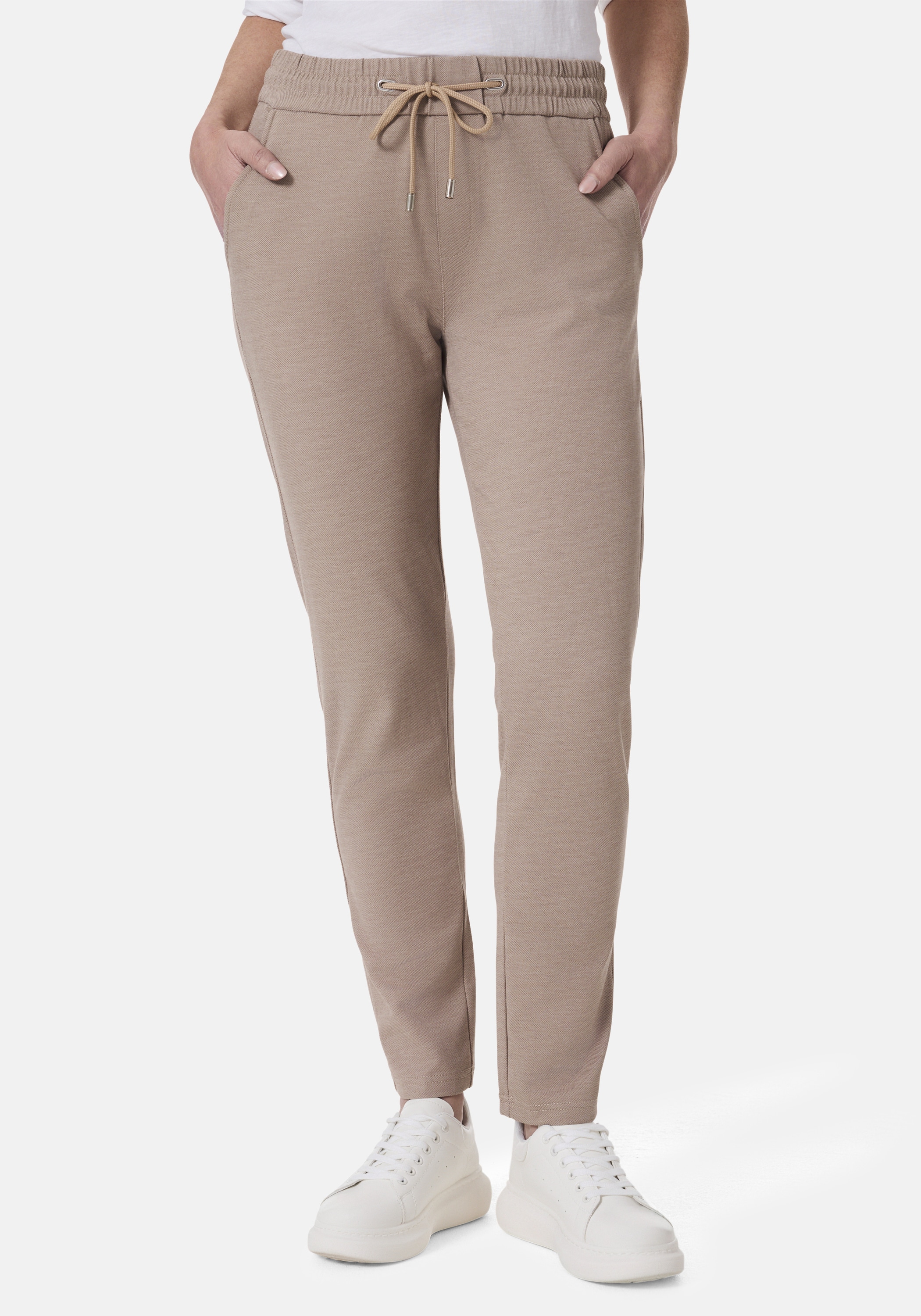STOOKER WOMEN Schlupfhose »Berlin Easy Fit«, Tapered Fit Casual Technostretch Mit Gummibund für Damen