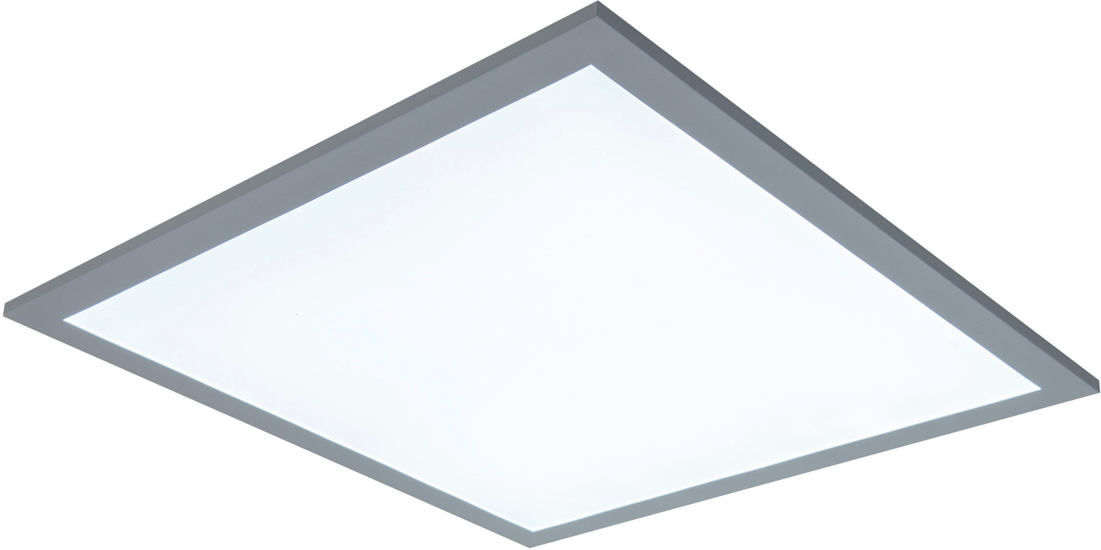 näve LED Panel »Nicola«, 1 flammig-flammig, Aufbaupanel weiß 45x45cm, H: 6cm, 120 LED, Lichtfarbe neutralweiß