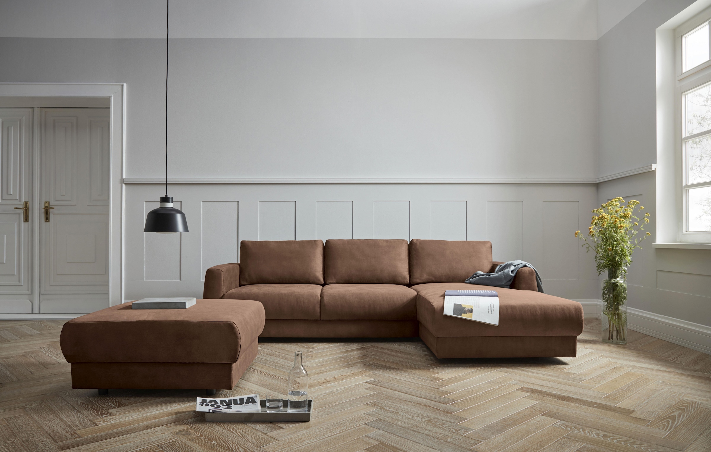 andas Ecksofa »Hobro L-Form«, in 3 Bezugsqualitäten in vielen Farben, Design by Morten Georgsen