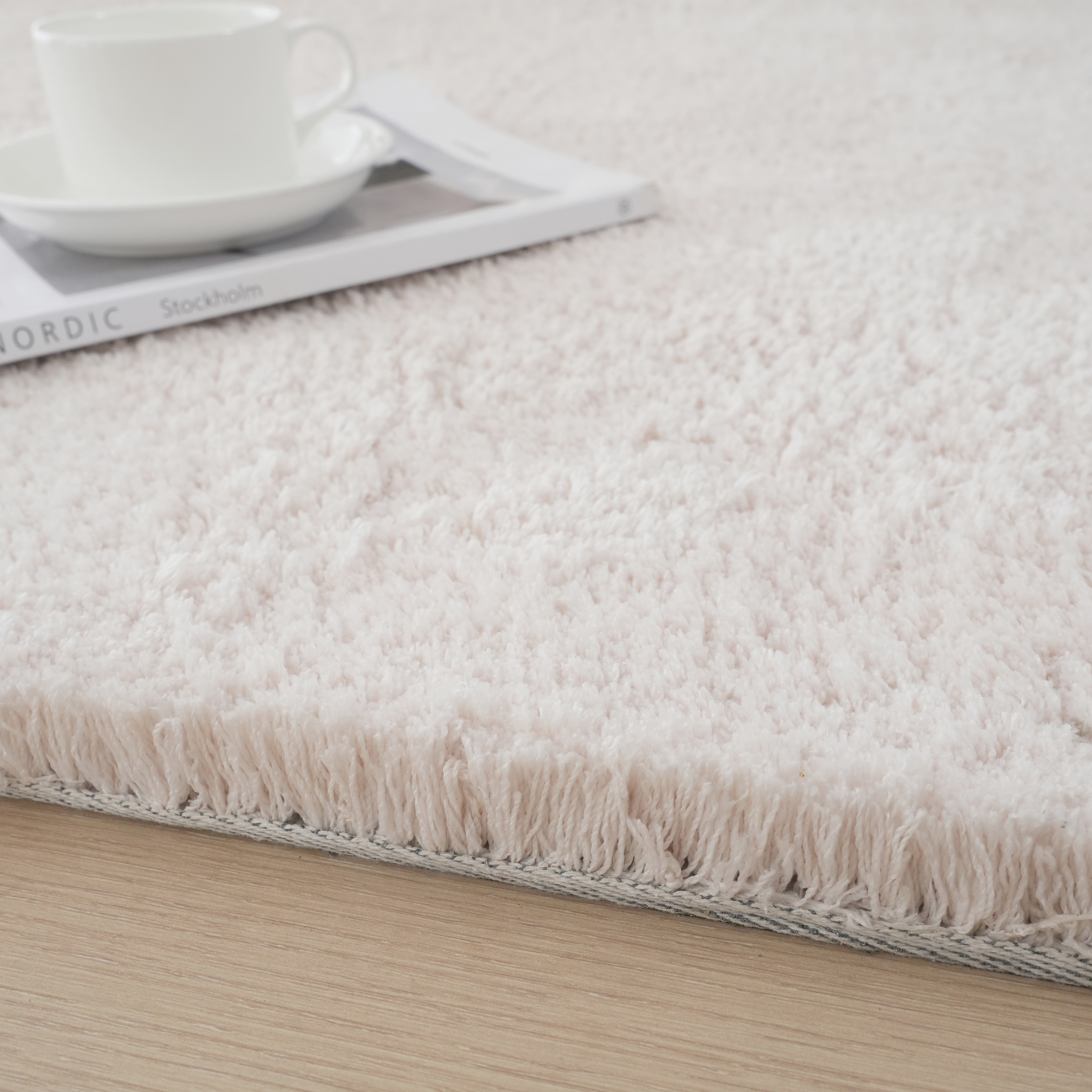 my home Hochflor-Läufer »Microfaser Teppich Magong, besonders weich, sehr feiner Flor«, rechteckig, 25 mm Höhe, uni Teppiche, Wohnzimmer, Schlafzimmer, Kinderzimmer, Flur, Brücke