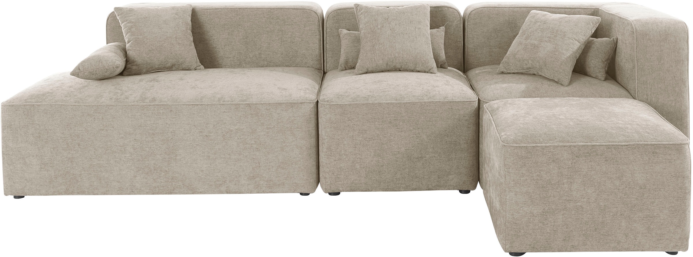Home affaire Ecksofa "Sundstrup L-Form" Modulserie, individuelle Zusammenst günstig online kaufen