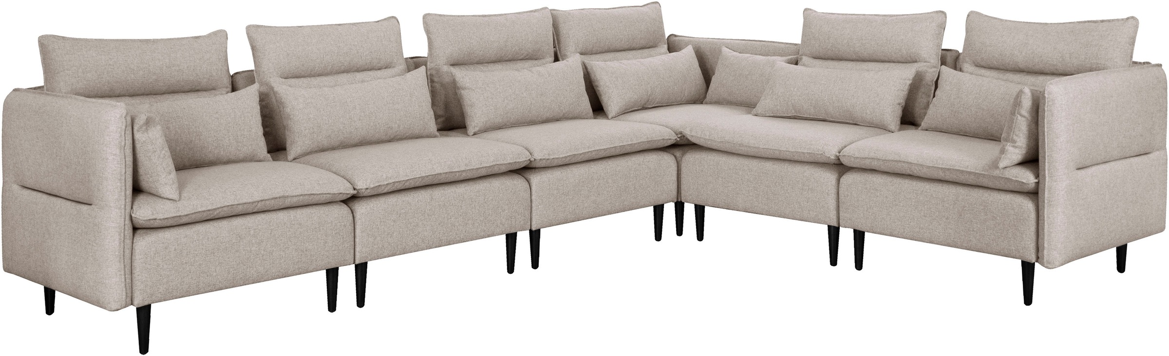andas Ecksofa »ALVIK L-Form«, zusammengesetzt aus Modulen, erweiterbar mit günstig online kaufen