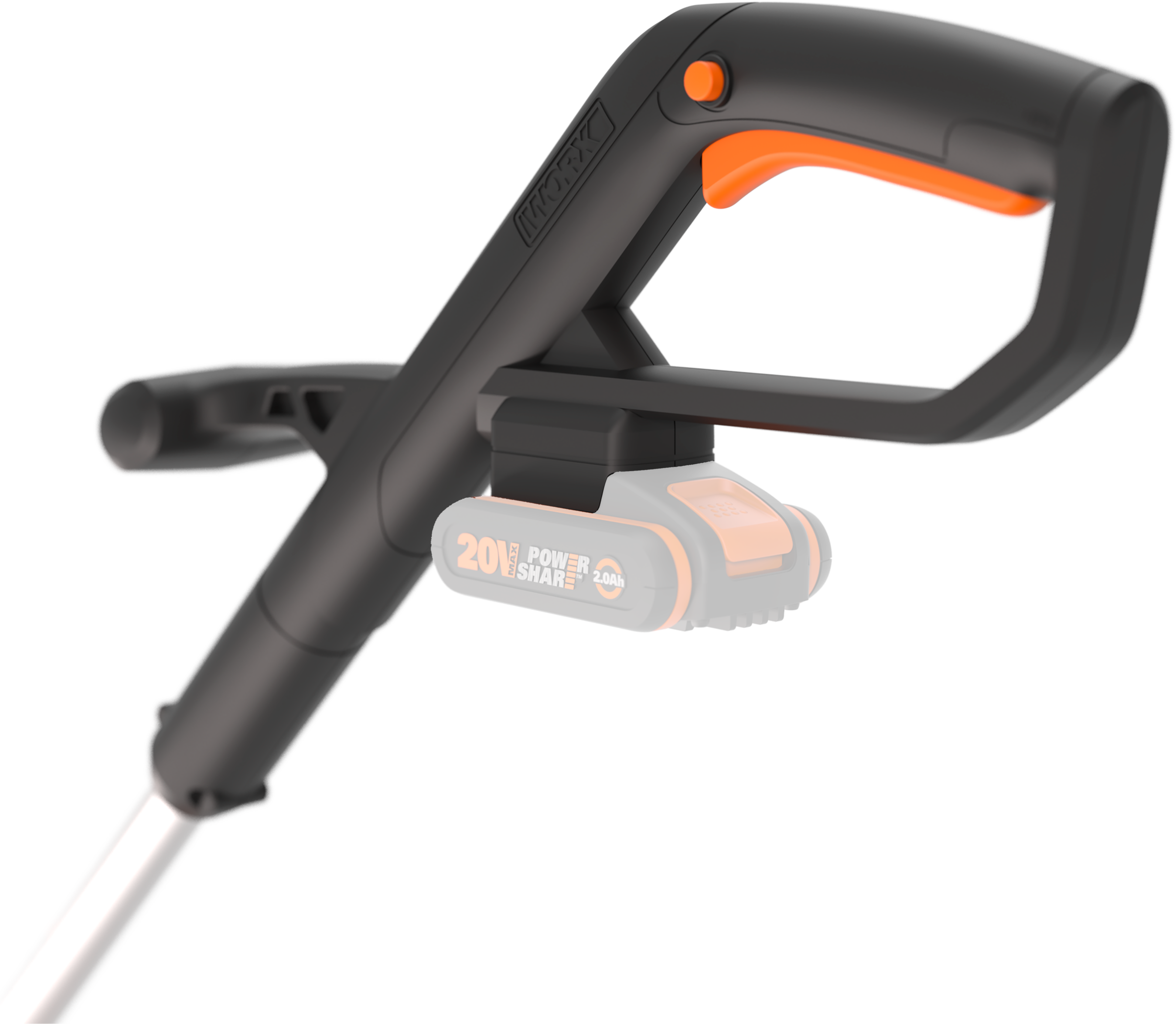 Worx Akku-Rasentrimmer »WG157E.9«, 2-in-1 Gerät, automatische Fadenverlängerung, ohne Akku und Ladegerät
