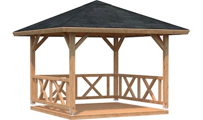 Palmako Holzpavillon »Betty«, BxT: 368x368 cm, hellbraun kaufen