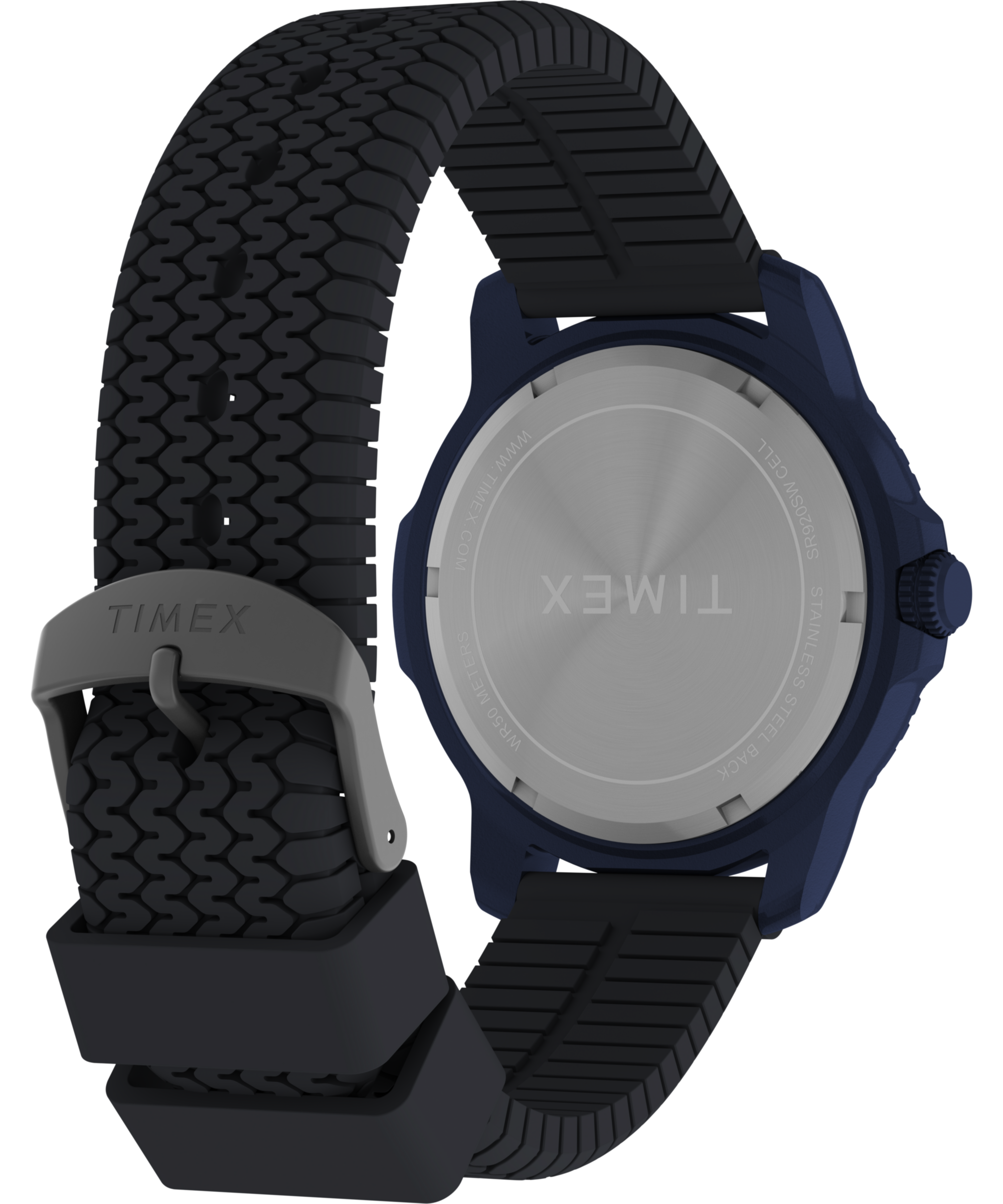 Timex Quarzuhr »TIMBERLINE« Armbanduhr, Herrenuhr, Silikonarmband, Datum, Leuchtzeiger