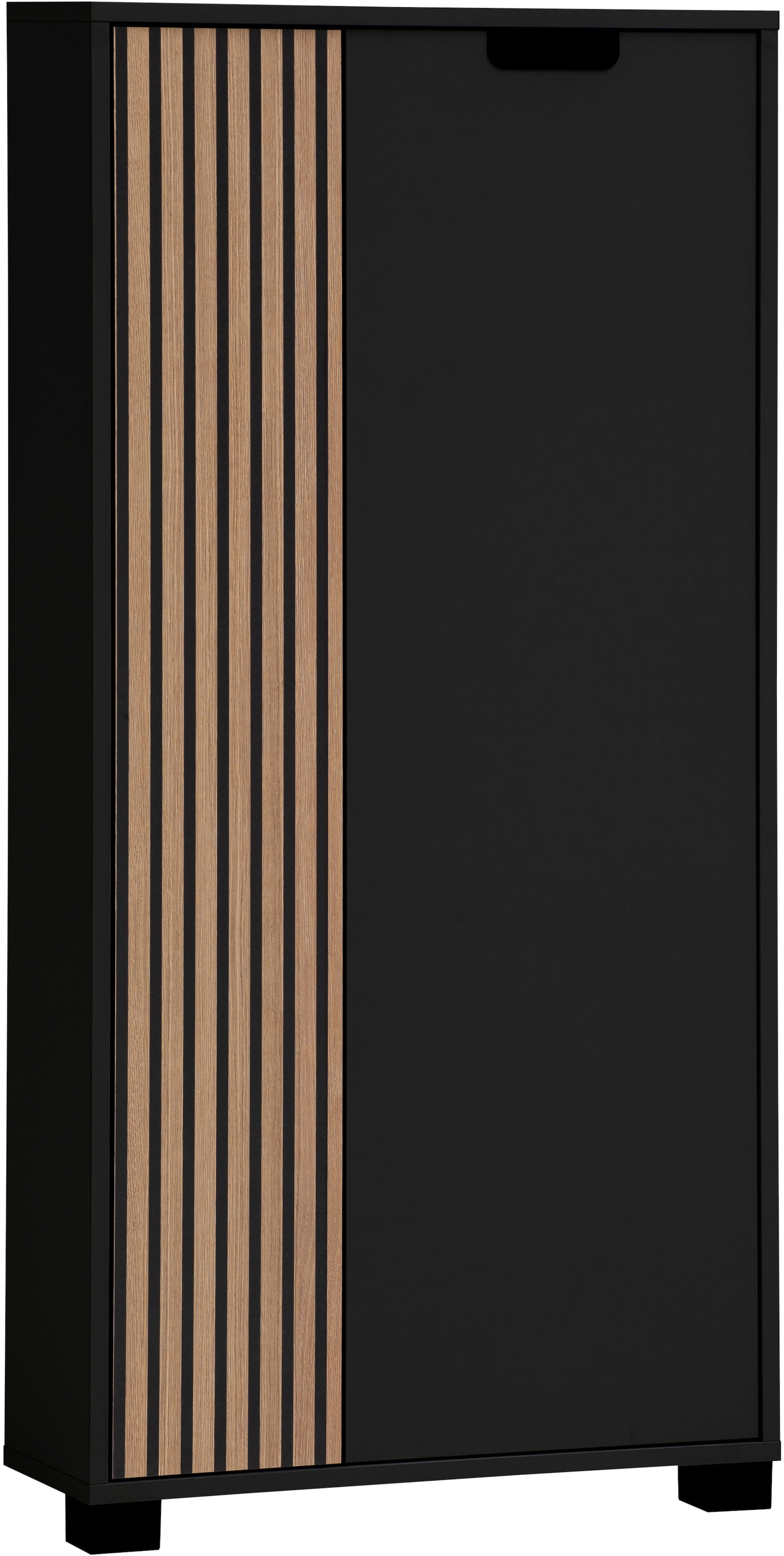 Schildmeyer Unterschrank »Ryker Unterschrank, Breite 59 cm« 1 Stk. tlg. Tür links in Akustik-Optik - Breite: 19,5 cm, rechts: 36,1 cm