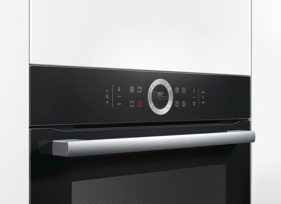 7. Bild von BOSCH Pyrolyse Backofen »HBG675BB1«, Serie 8, HBG675BB1, mit Teleskopauszug nachrüstbar, Pyrolyse-Selbstreinigung, mit AutoPilot