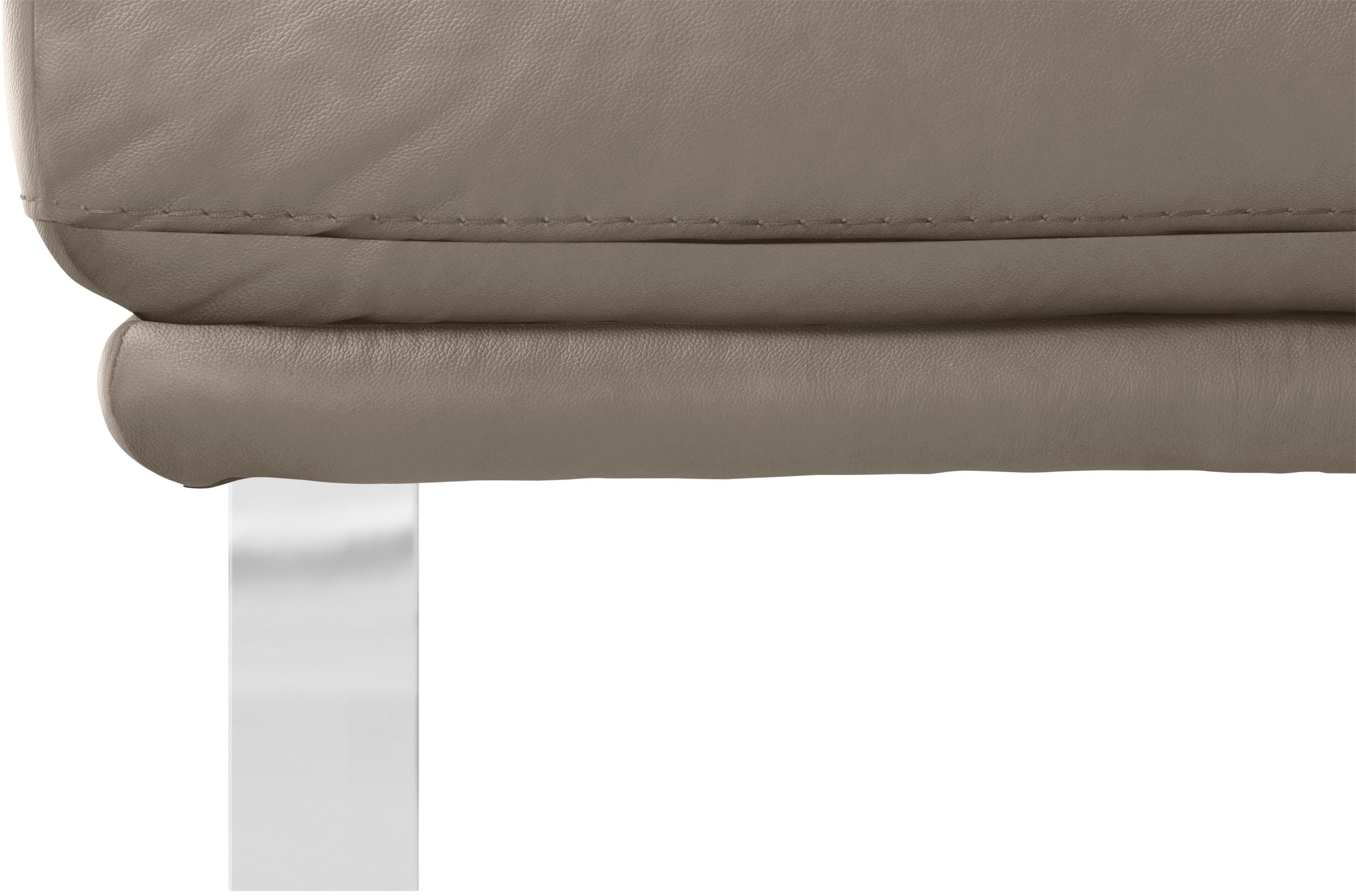 W.SCHILLIG Hocker »montanaa«, mit Metallkufen in Chrom glänzend, Breite 141 cm