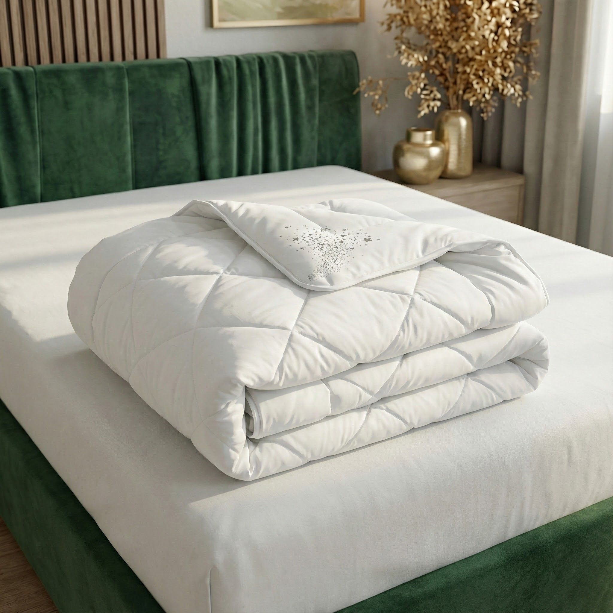 OTTO home »Baca, Bettdecke 135x200 cm, 155x220 cm und weitere Größen« leicht Füllung aushochwertiger6D-Hohlfaser Bezug Polyester 1 Stk. tlg. Bettdecken, Sommer, Winter, 4-Jahreszeiten, Decke