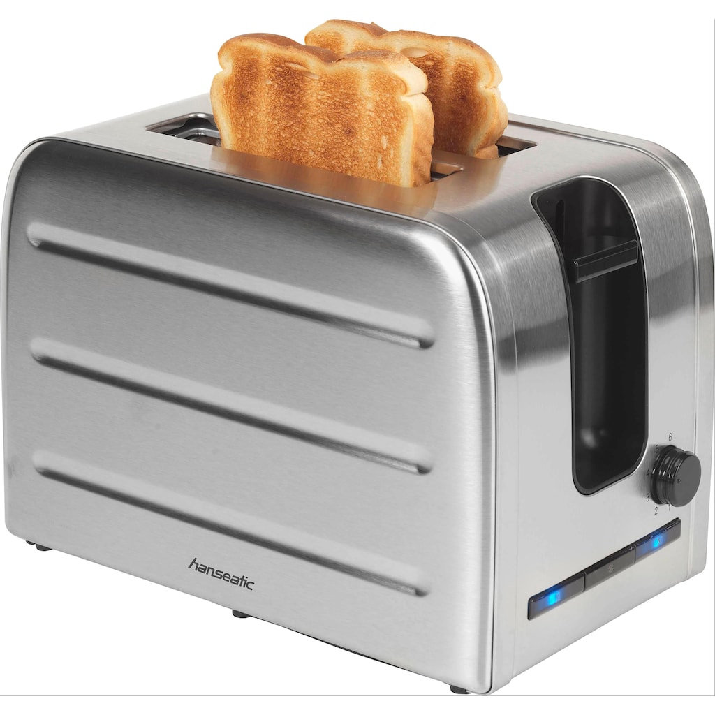 Hanseatic Toaster »36814853«, 2 kurze Schlitze, 1050 W