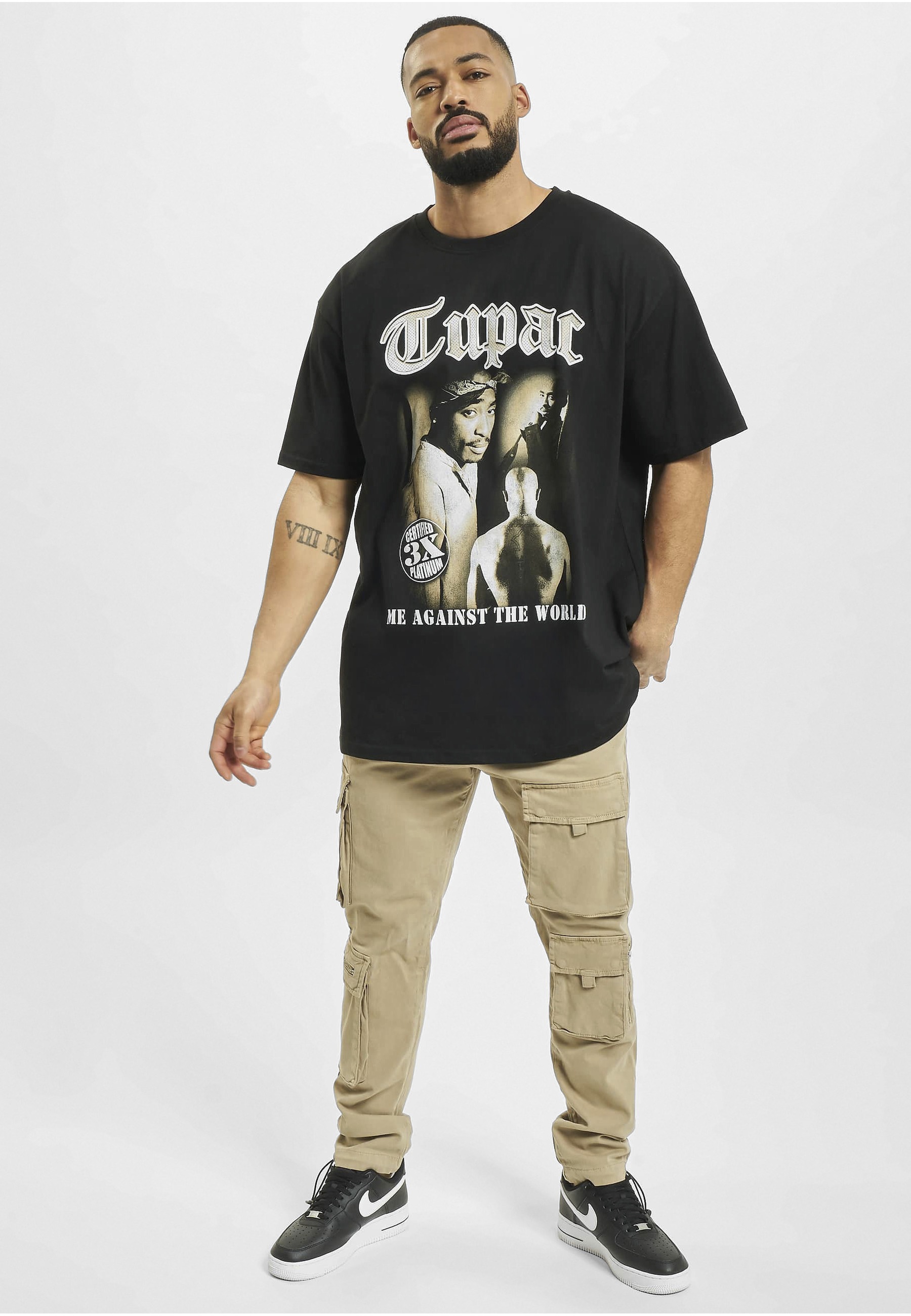 Upscale by Mister Tee T-Shirt »Upscale by Mister Tee Herren Tupac MATW Sepia Oversize Tee« 1 Stk.