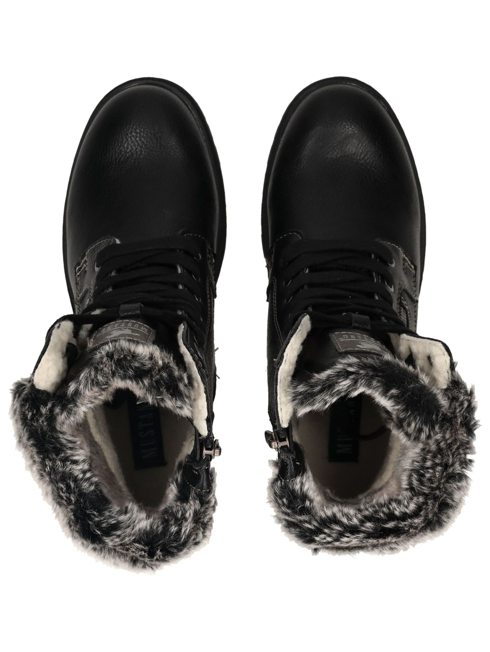 Mustang Shoes High-Heel-Stiefelette »Mustang Shoes Stiefelette Lederimitat/Textil«