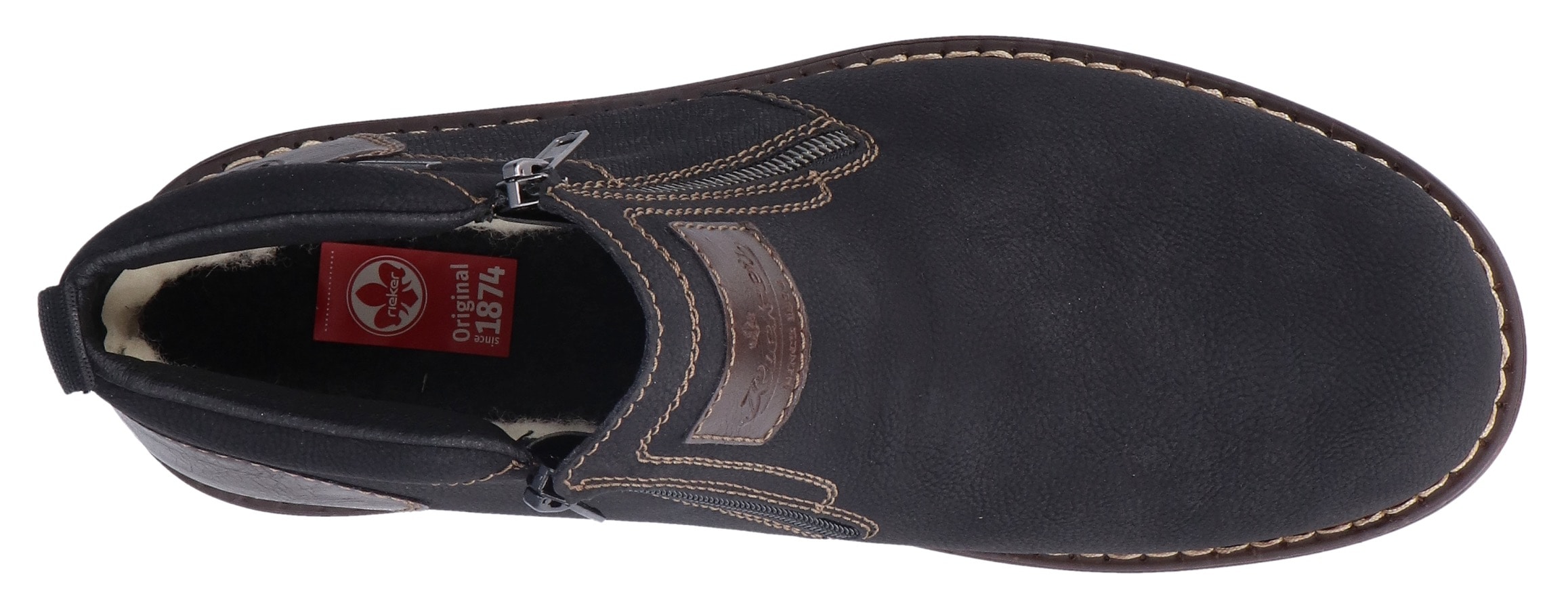 Rieker Winterstiefelette, Winterboots, Warmfutter, Reißverschlüsse, mit TEX-Ausstattung