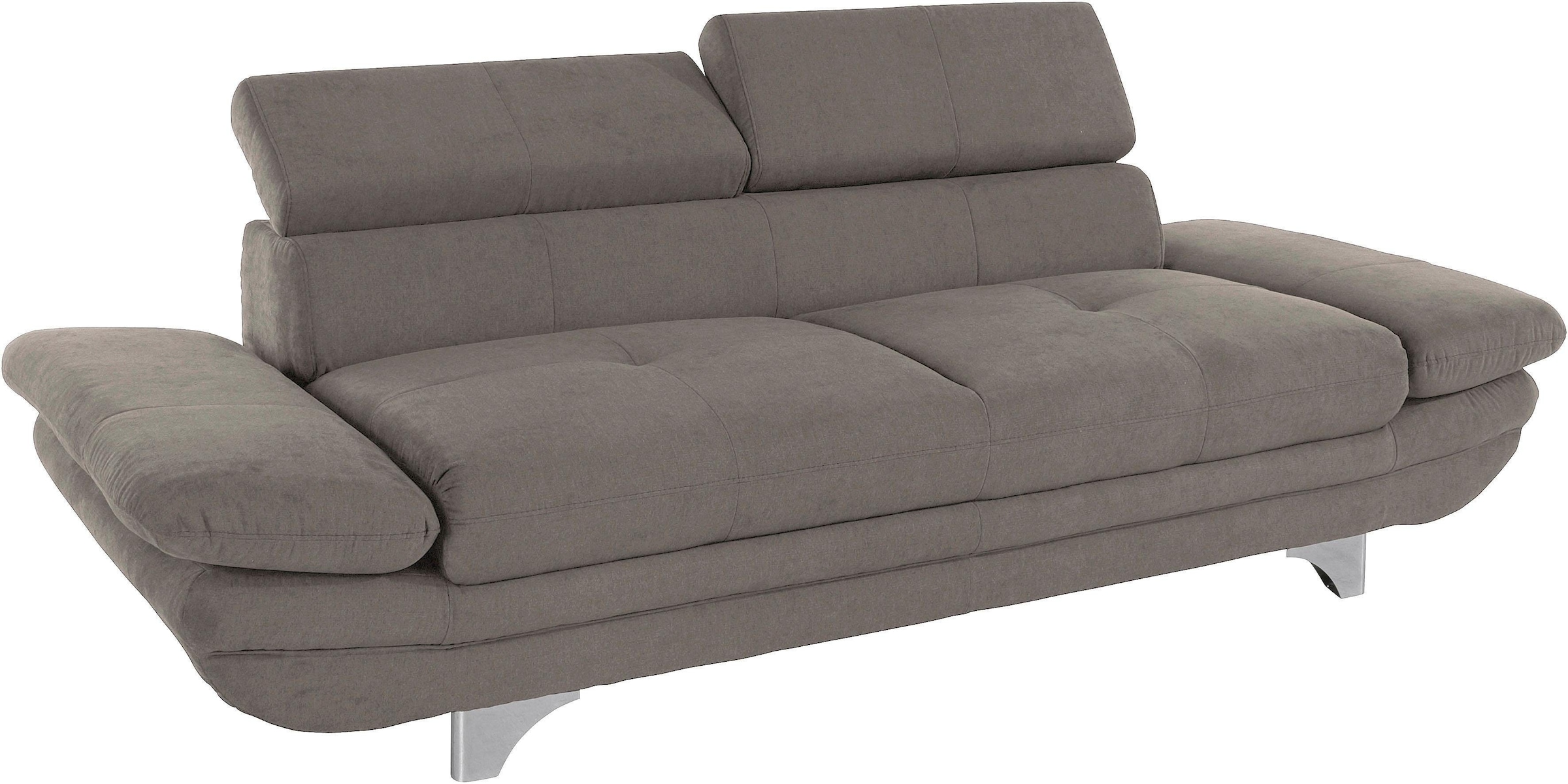 COTTA Polstergarnitur »Enterprise« Set,  Set bestehend aus 2,5-Sitzer mit Arm- & Kopfteilverstellung & Hocker