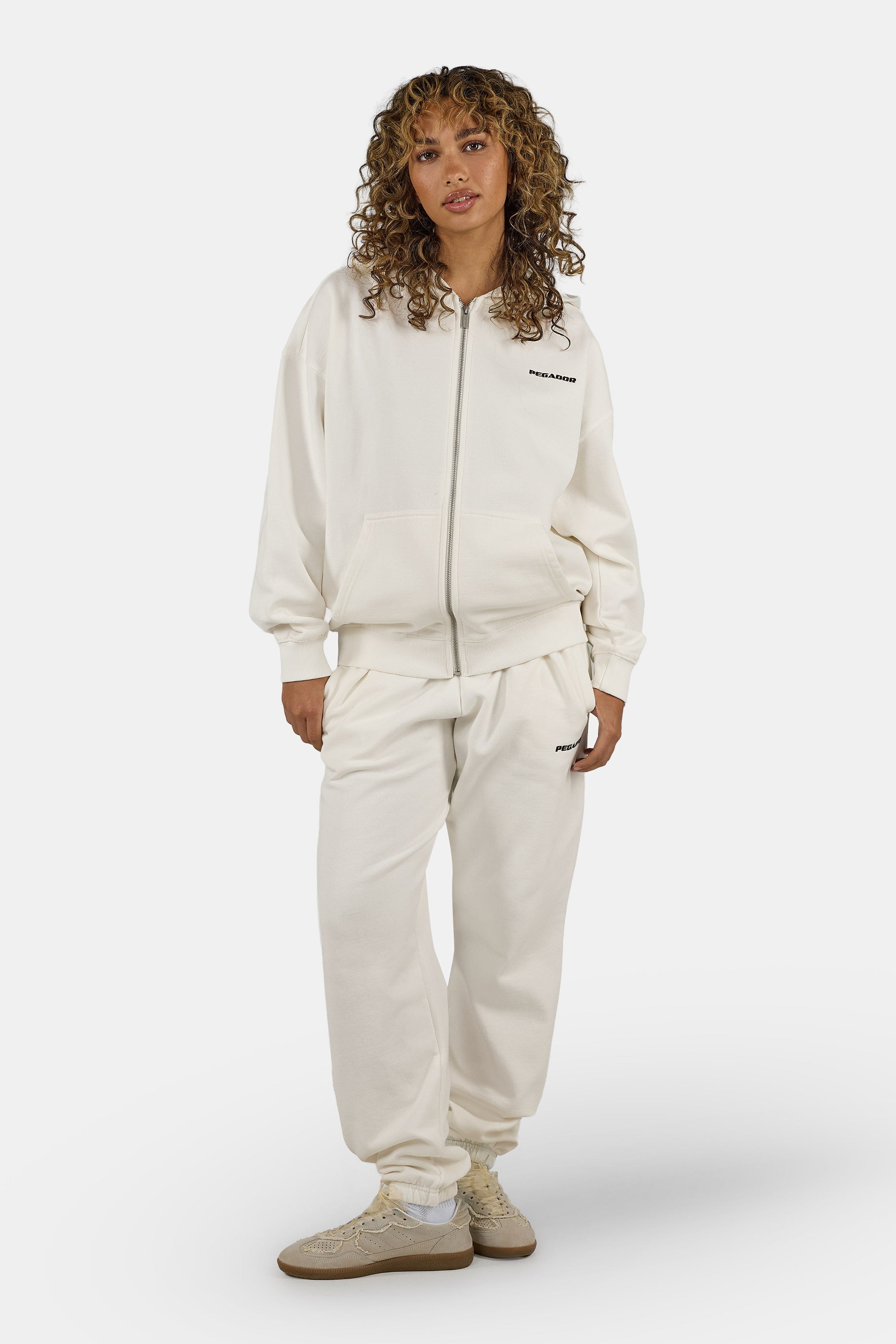 PEGADOR Kapuzensweatjacke »Clarita Oversized Sweatjacket« Baumwollmischung, oversize