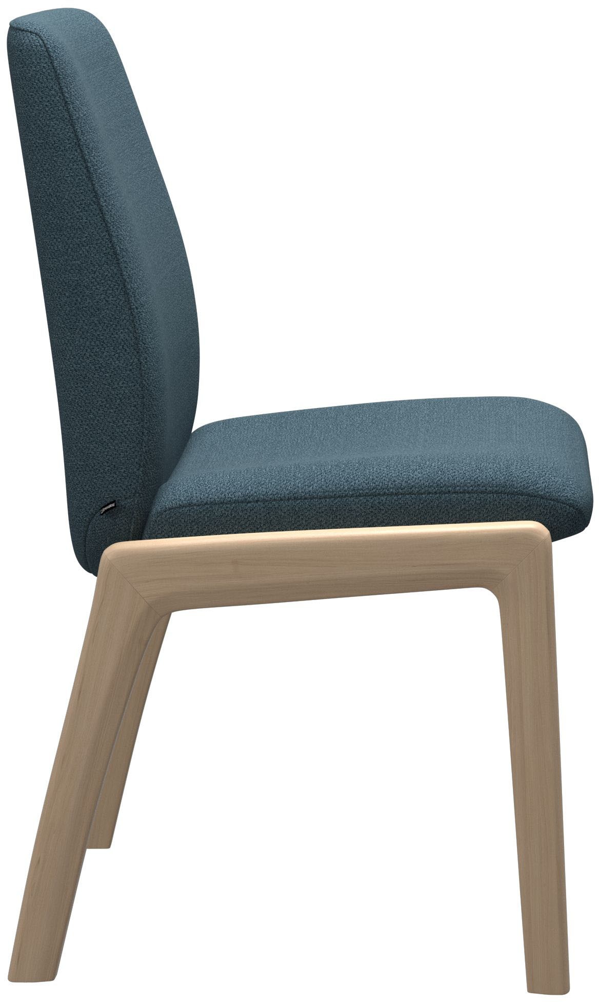 Stressless® Polsterstuhl »Laurel«, ROHLEDER Stoff Q2 FARON, Low Back, Größe L, mit abgerundeten Beinen in Eiche natur