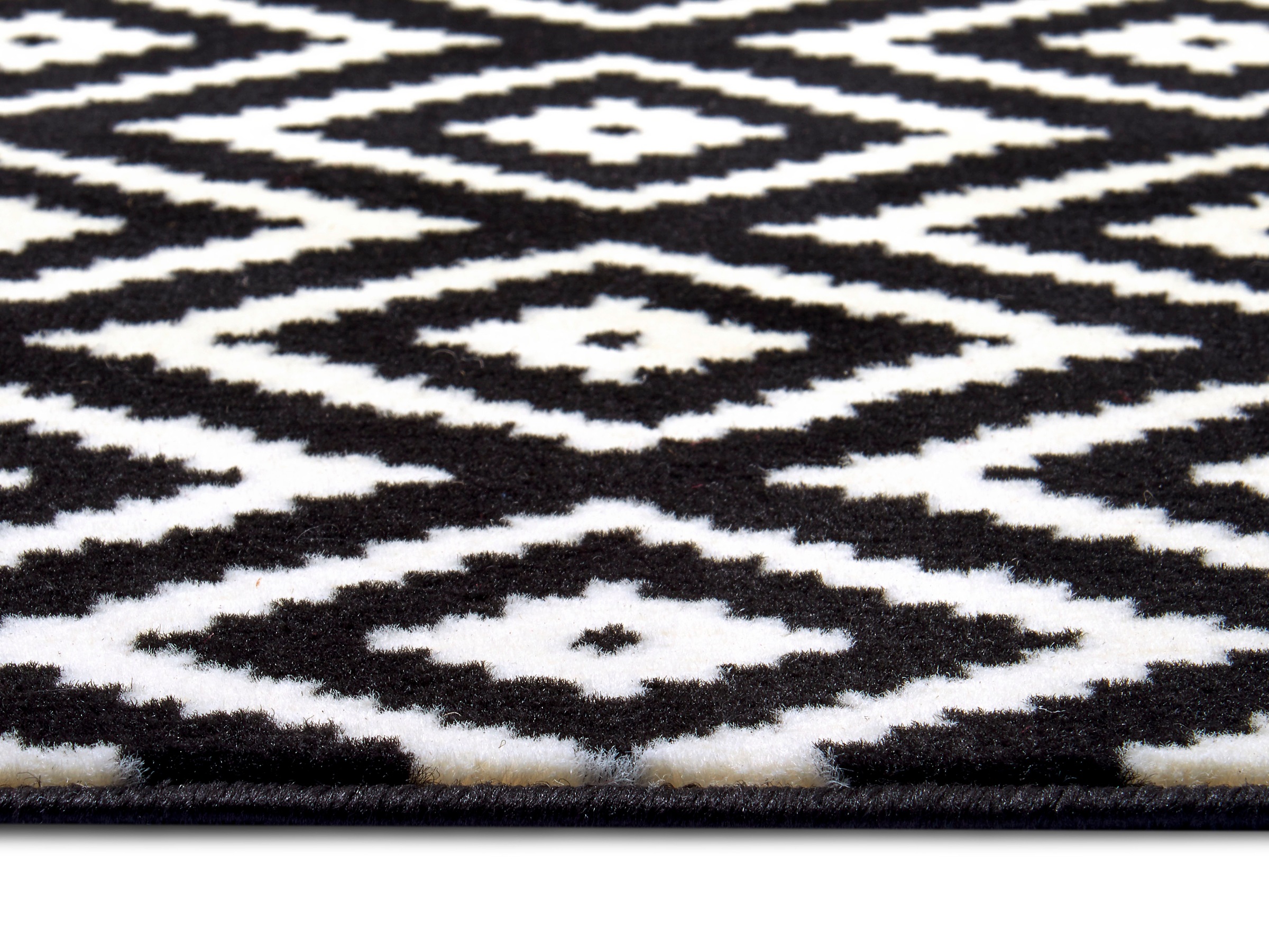 HANSE Home Teppich »Raute«, rechteckig, 9 mm Höhe, Läufer, Kurzflor, Skandi, Raute, Wohnzimmer, Schlafzimmer, Flur