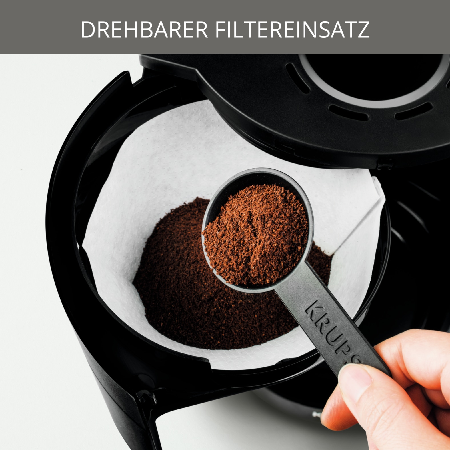 Krups Filterkaffeemaschine »F30908 Pro Aroma« 1,25 l Kaffeekanne mit Glaskanne, 1,25L Füllmenge, 10-15 Tassen, 1050W