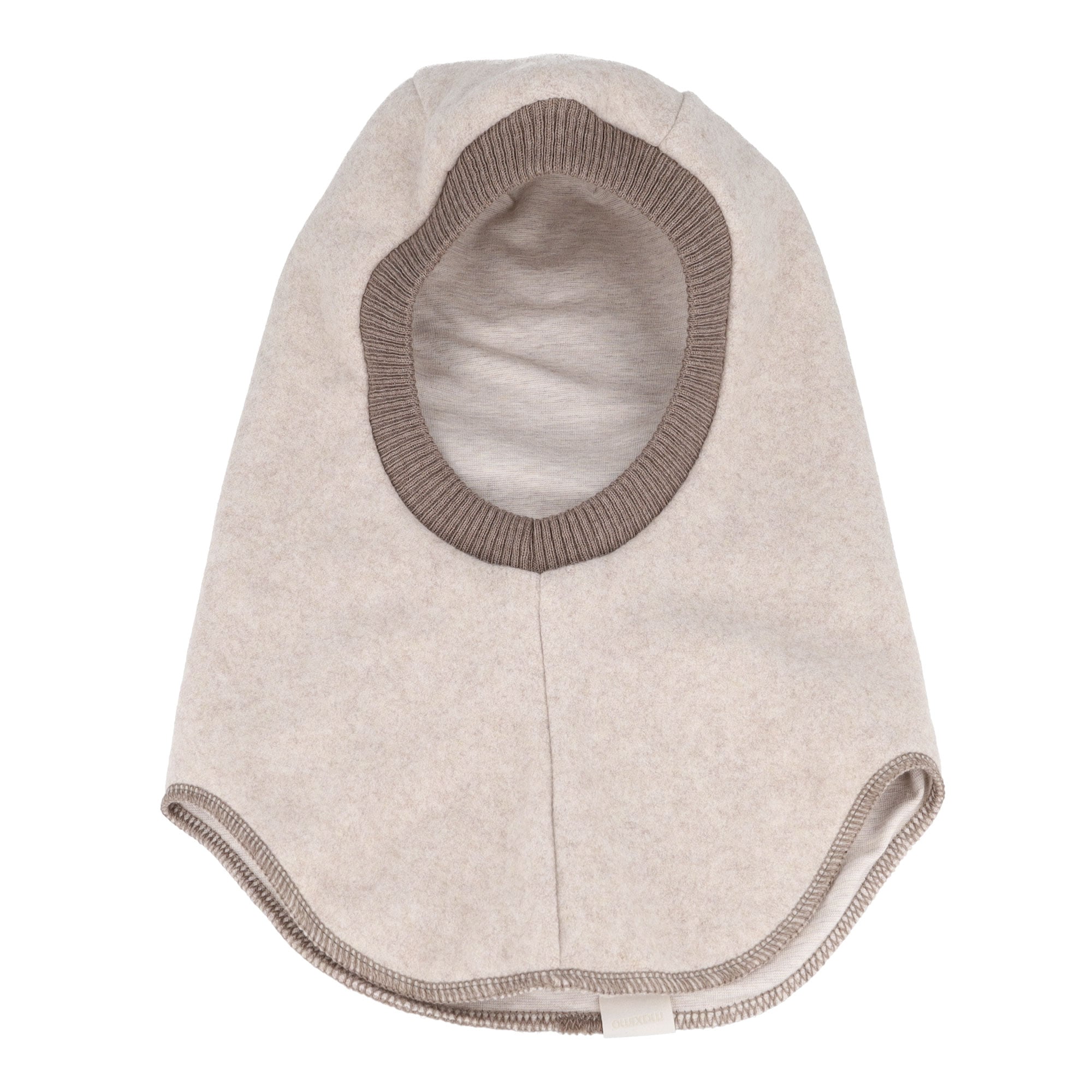 MAXIMO Schlupfmütze Baumwollfleece, gefüttert, Rippstrickbündchen,
