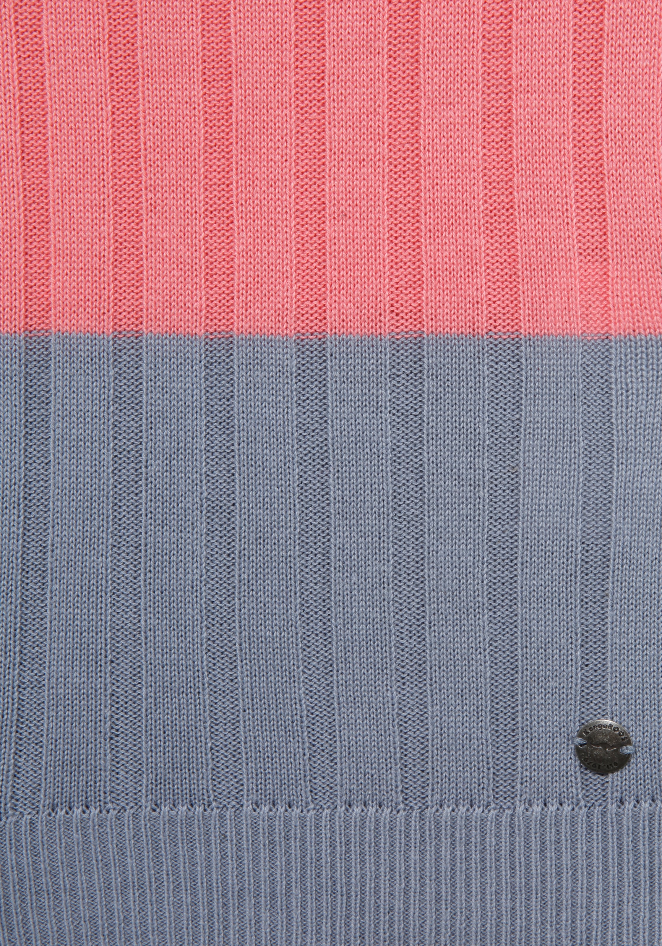 KangaROOS Kapuzenpullover, mit trendigem Colorblocking in verschiedenen Streifenbreiten