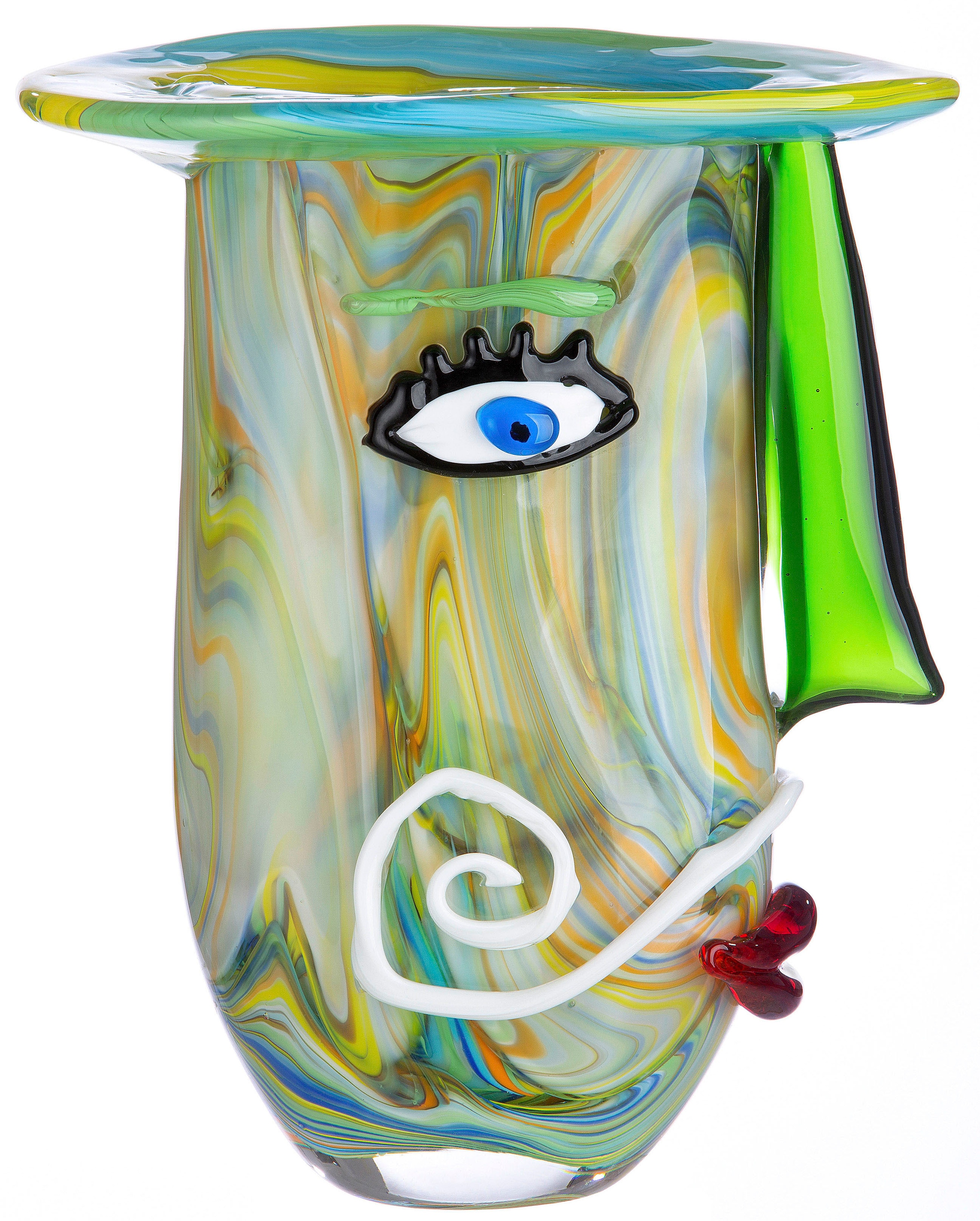 Casablanca by Gilde Tischvase »Plato«, (1 St.), dekorative Vase aus Glas, B günstig online kaufen