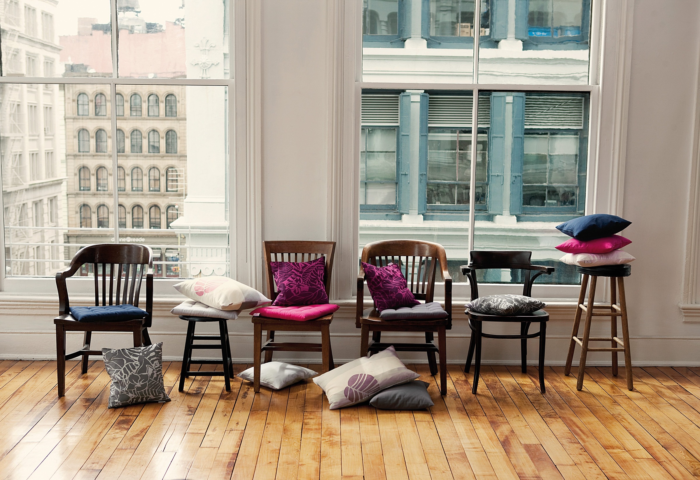 TOM TAILOR HOME Sitzkissen »Dove«, TOM TAILOR unifarbenes, abgestepptes Sit günstig online kaufen