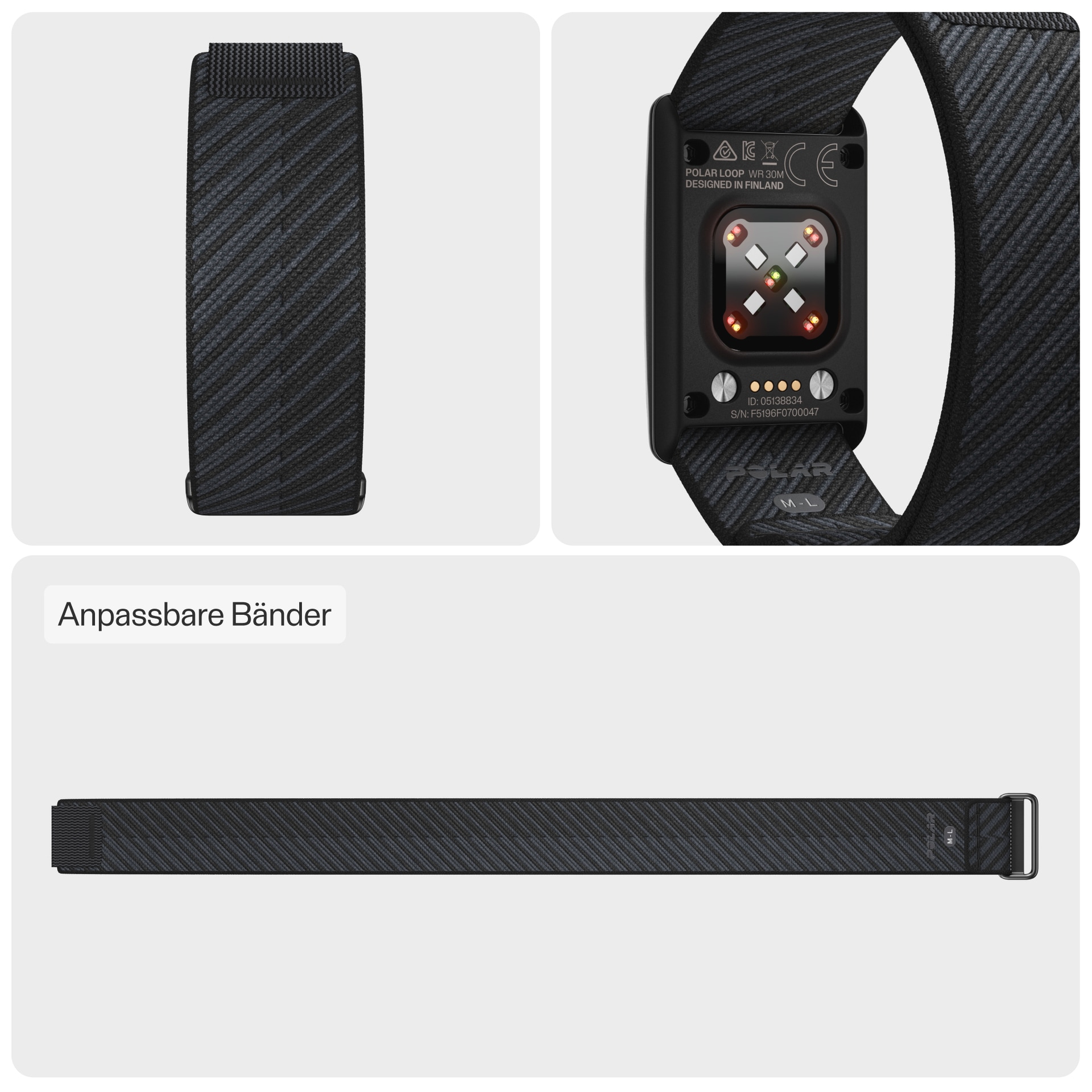 Polar Wechselarmband »LOOP SoftWeave S-L«