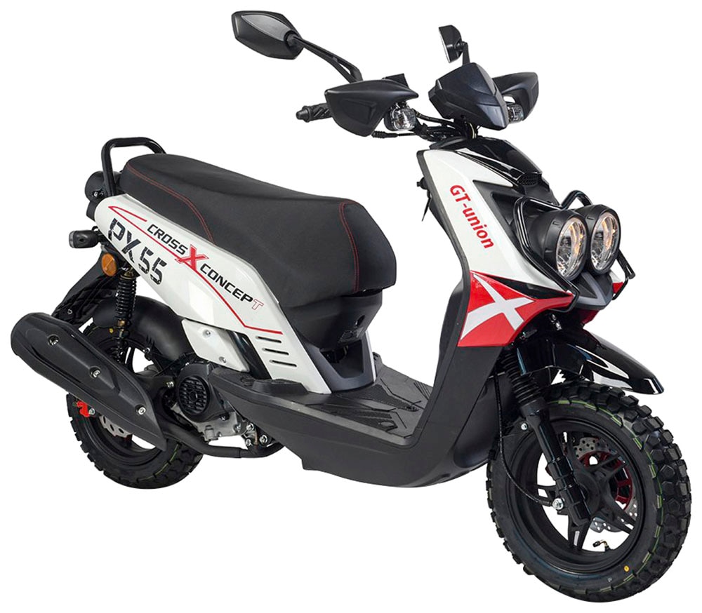 GT UNION Motorroller »PX55 Cross Conzept 45«, 49,6 cm³, 45 km/h, Euro 5, 3 PS, Luftgekühlter Motor