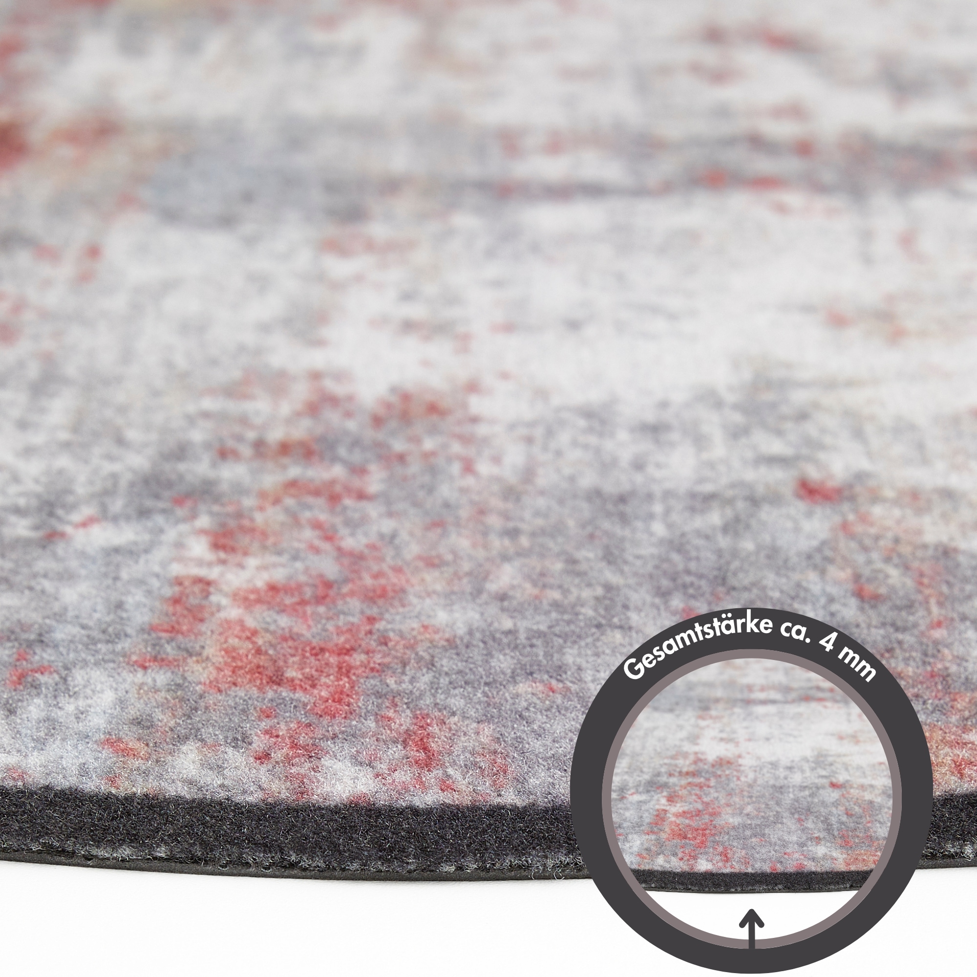 Andiamo Fußmatte »Metropolitan, Welcome, Made in Belgium«, rechteckig, 4 mm Höhe, Schmutzfangmatte, mit Spruch, rutschhemmend, waschbar