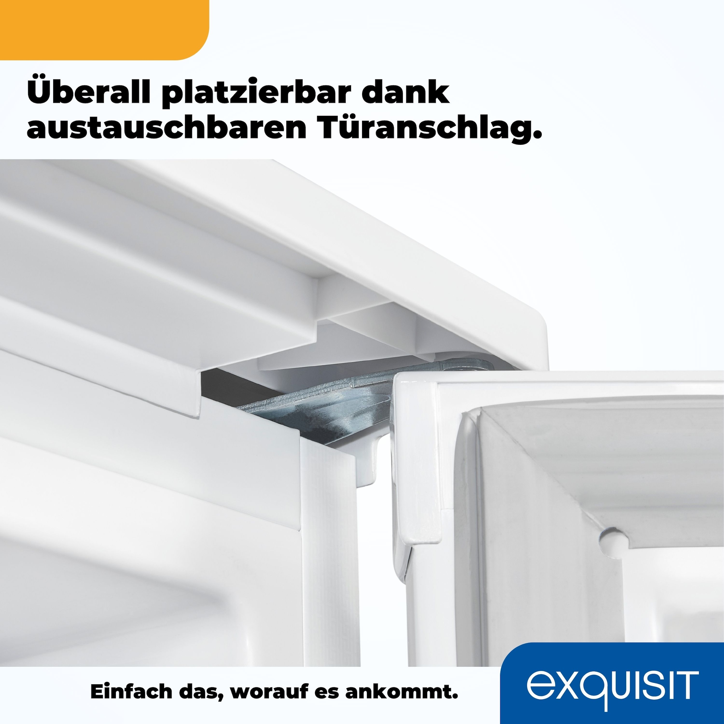 exquisit Kühl-/Gefrierkombination »KS117-3-040D weiss«, Energieeffizienzklasse D, 81 Liter Nutzinhalt