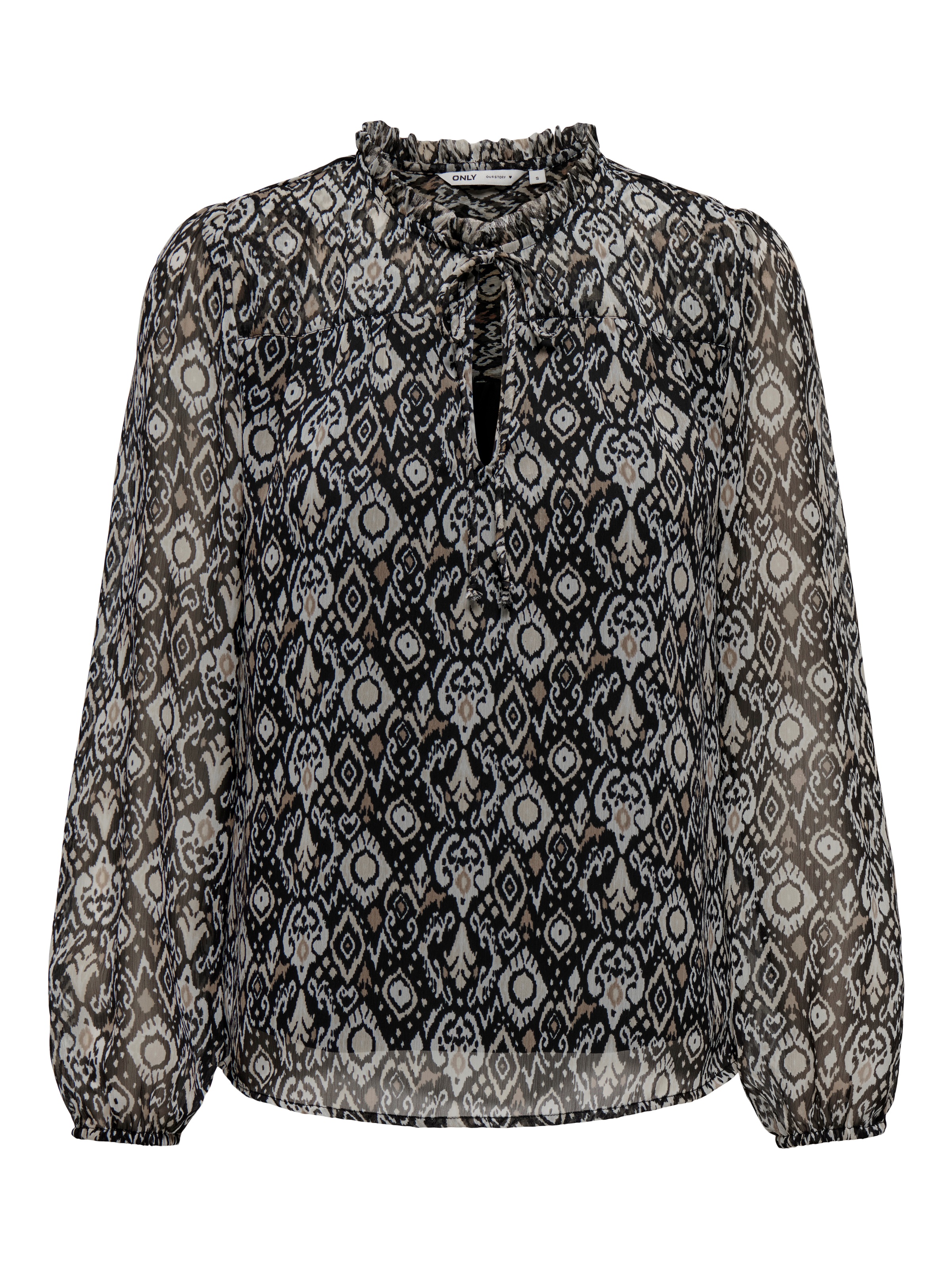 ONLY Chiffonbluse »ONLDITSY L/S BLOUSE WVN«