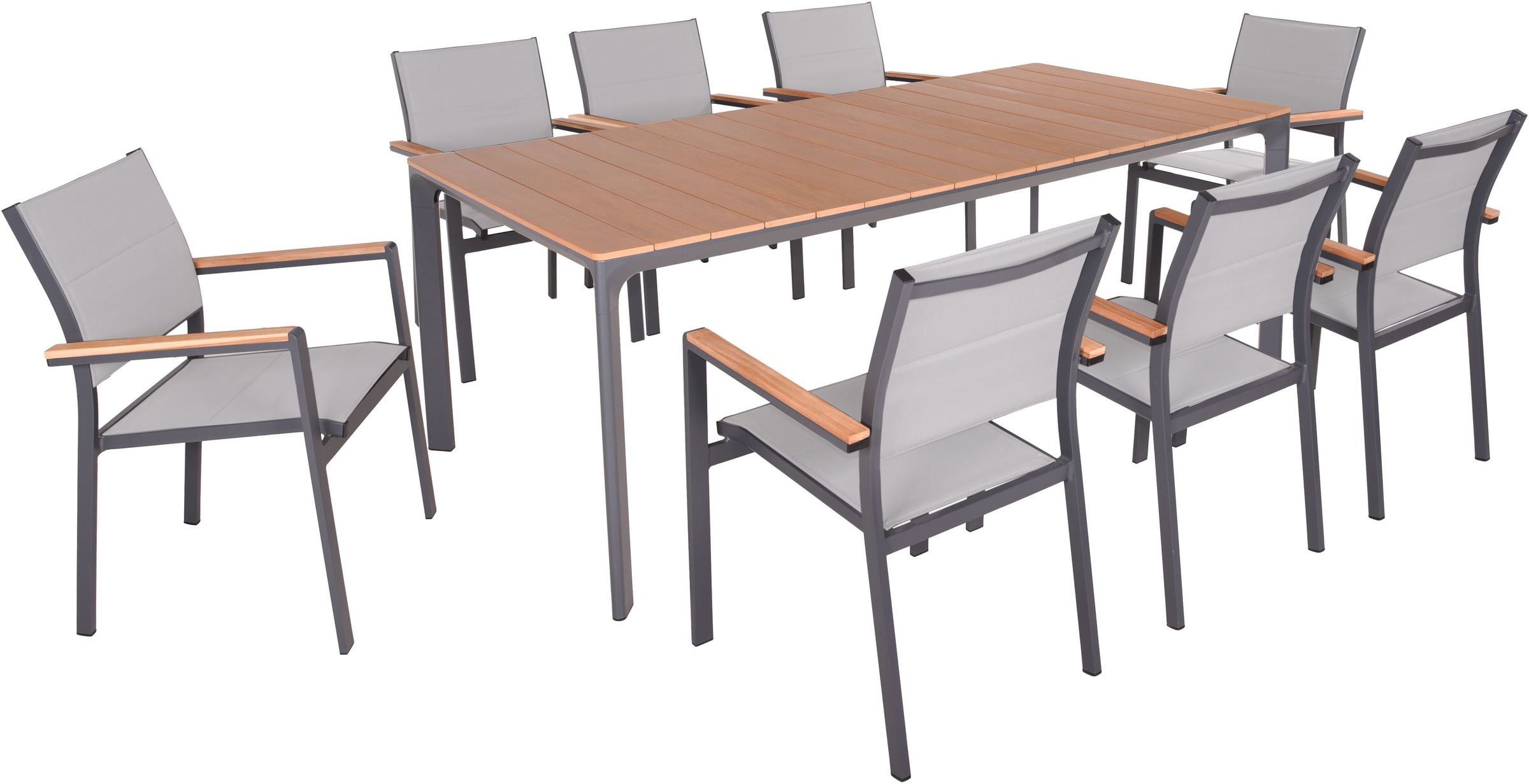 Garden Pleasure Garten-Essgruppe »SILEA Set 03« 9 Stk. tlg. günstig online kaufen