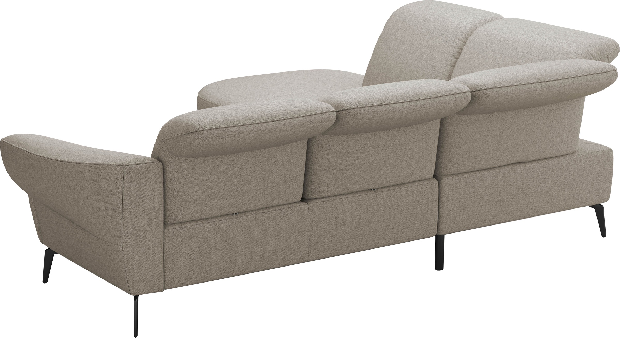 sit&more Ecksofa »Dance, L-Form, inkl. Sitztiefenverstellung«, inkl. Click&Seat, optional mit Kopfteilverstellung