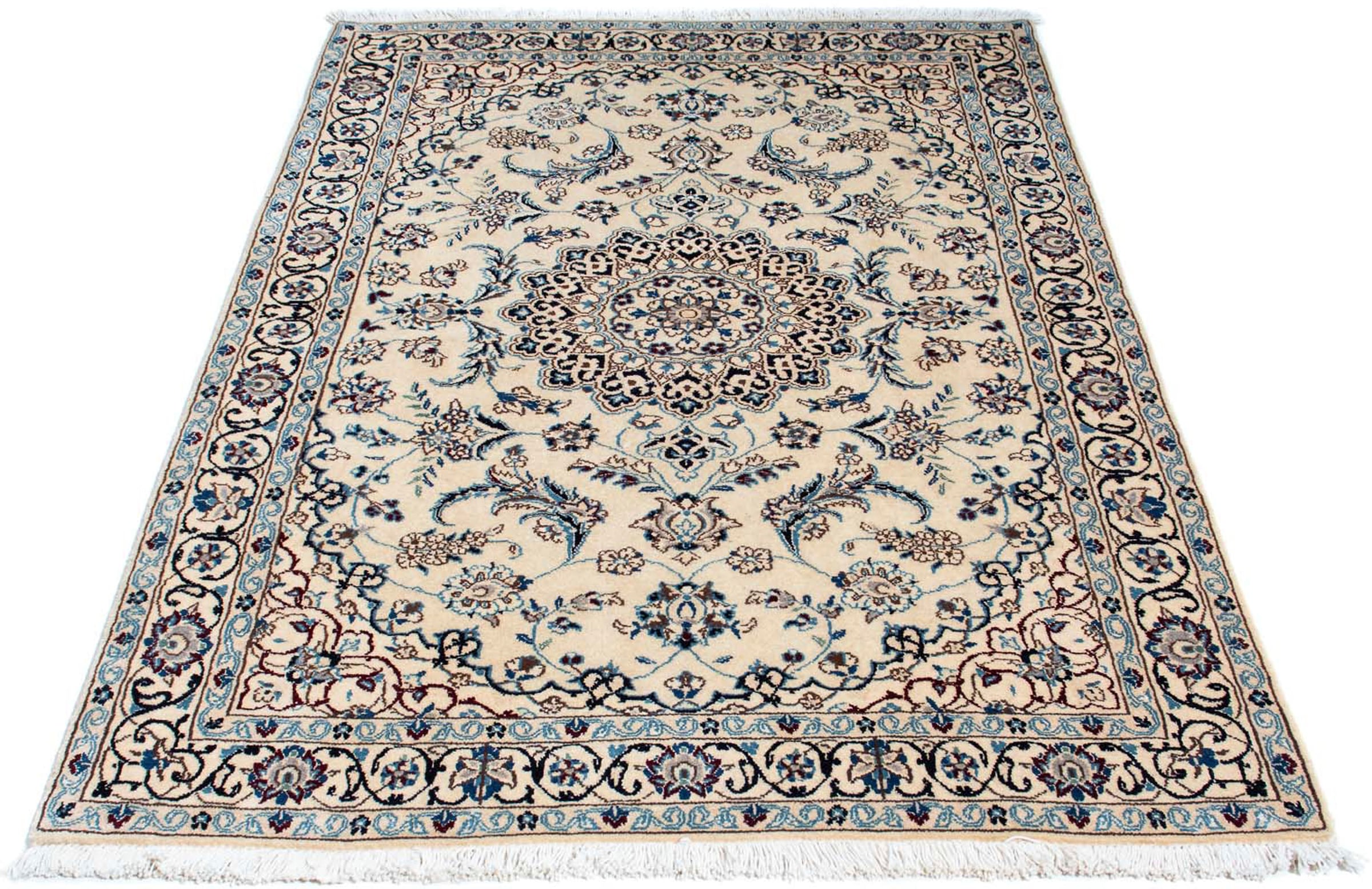 morgenland Orientteppich »Perser - Nain - Royal - 175 x 113 cm - beige«, re günstig online kaufen