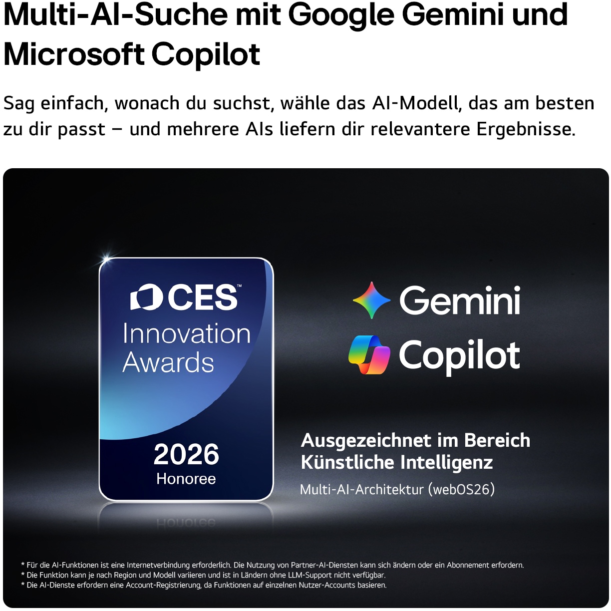LG OLED-Fernseher »OLED48C68LA« 121 cm/48 ″ Smart-TV