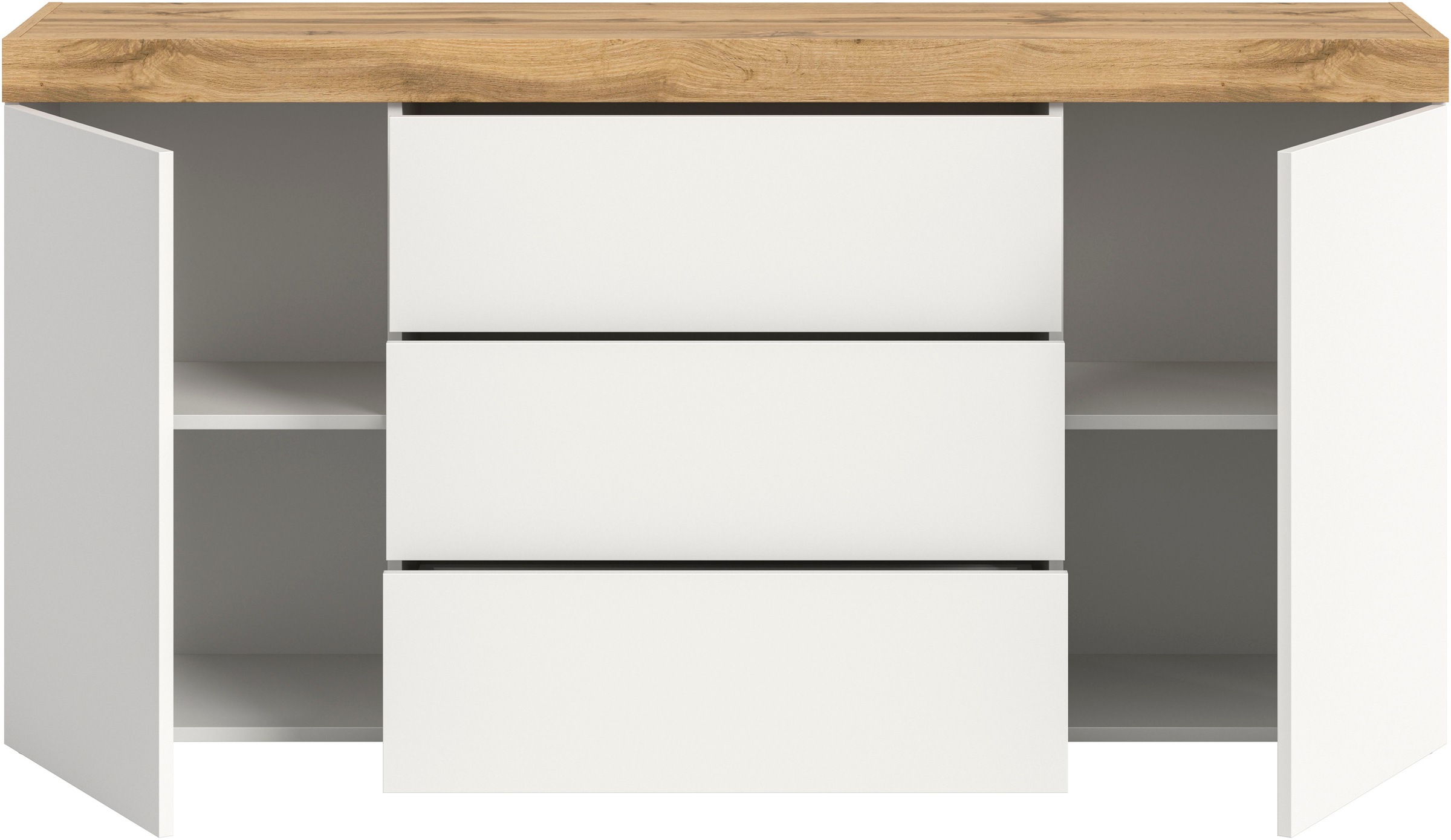 OTTO home Sideboard »MAMBO, Breite 160 cm, Höhe 80 cm« 1 Stk. tlg. Kommode, Anrichte, Wohnzimmer, Schlafzimmer