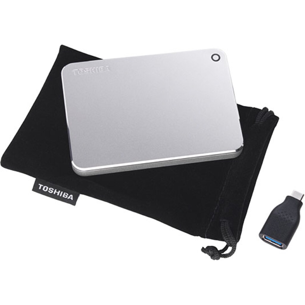 Toshiba externe HDD-Festplatte »Canvio Premium 2TB silber«, 2,5 Zoll, Anschluss USB