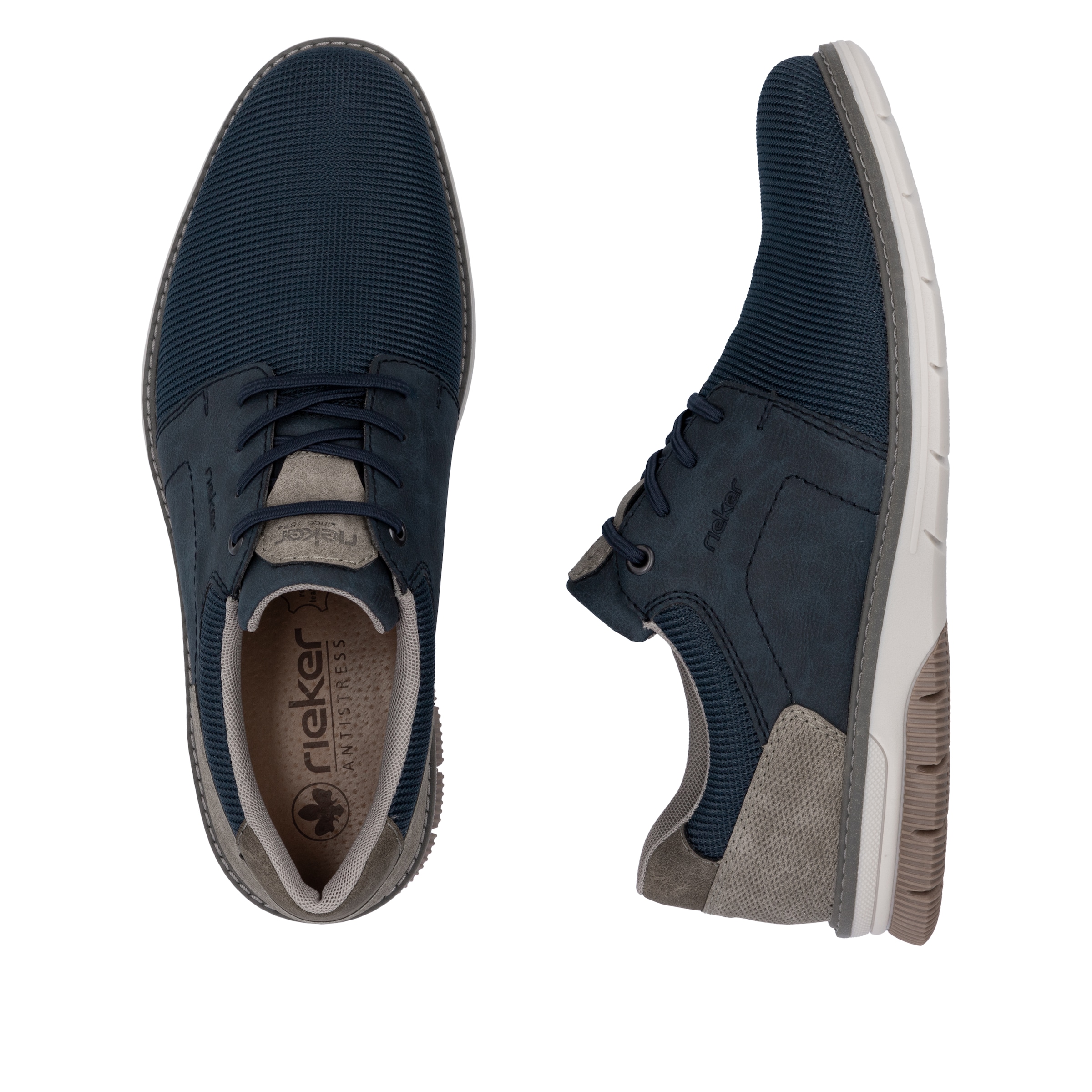 Rieker Slip-On Sneaker, Schlupfschuh, Halbschuh, Sneaker mit Gummizug für leichten Einstieg